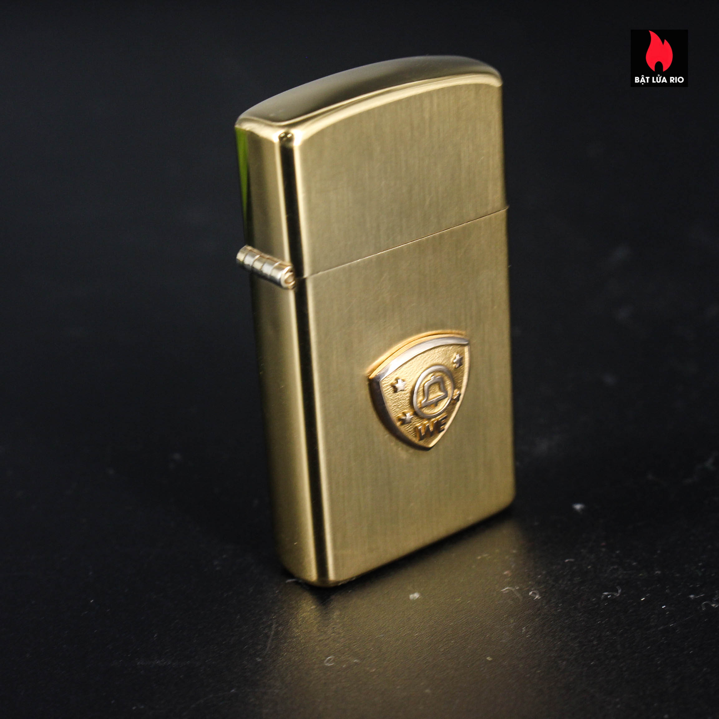 Zippo Slim Xưa 1970s – 10k Gold Filled – Bell System Western Electric Phone 7