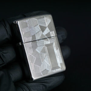 Zippo La Mã 1996 – Silver Plate – Shimmer 4