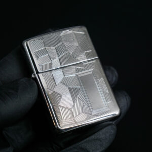 Zippo La Mã 1996 – Silver Plate – Shimmer 5