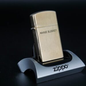 Zippo Slim Xưa 1960 – 10k Gold Filled – Marge Bloskey