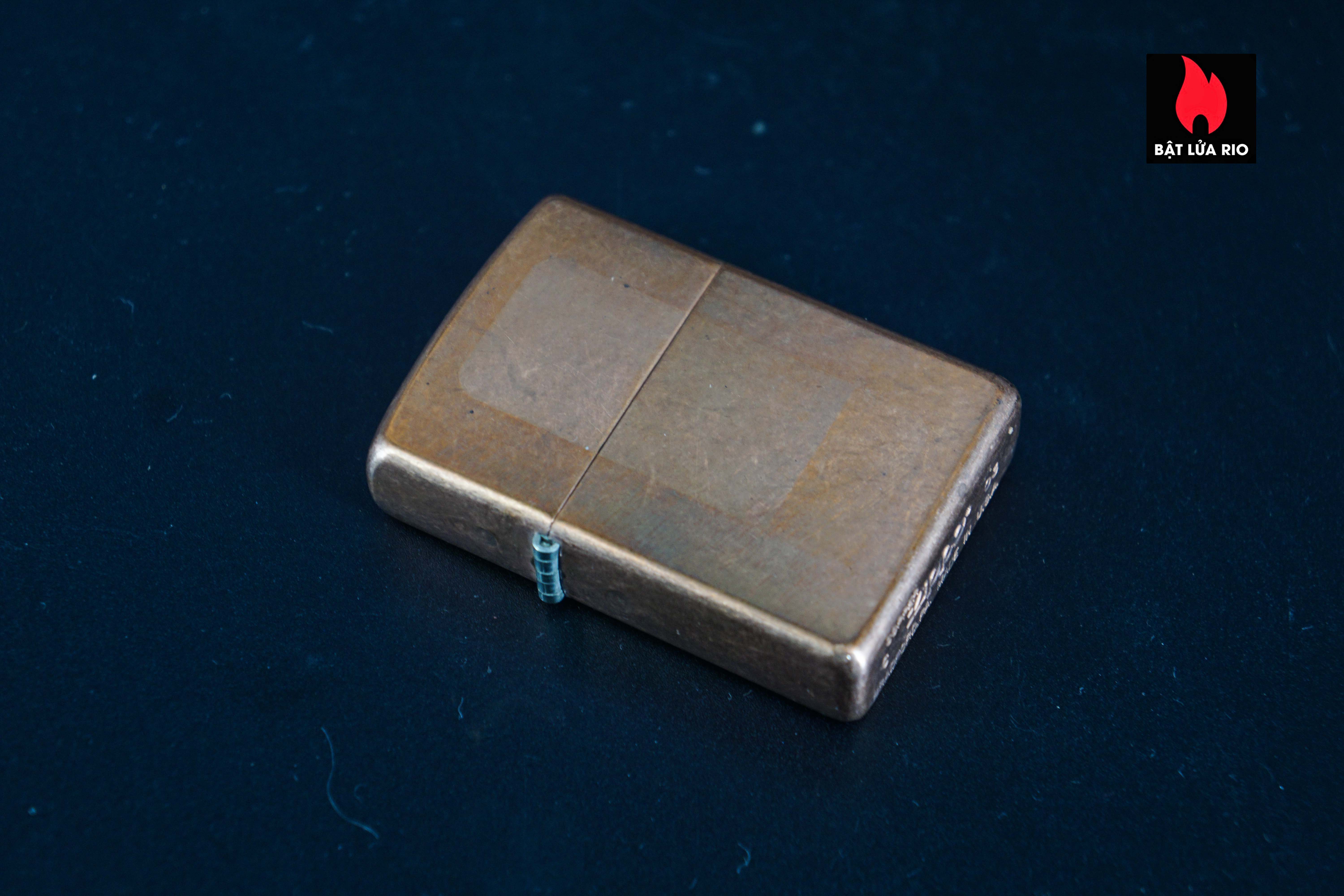 Zippo Solid Copper 2003 – Marlboro Blend No.27 – Đồng Đỏ 2003 8