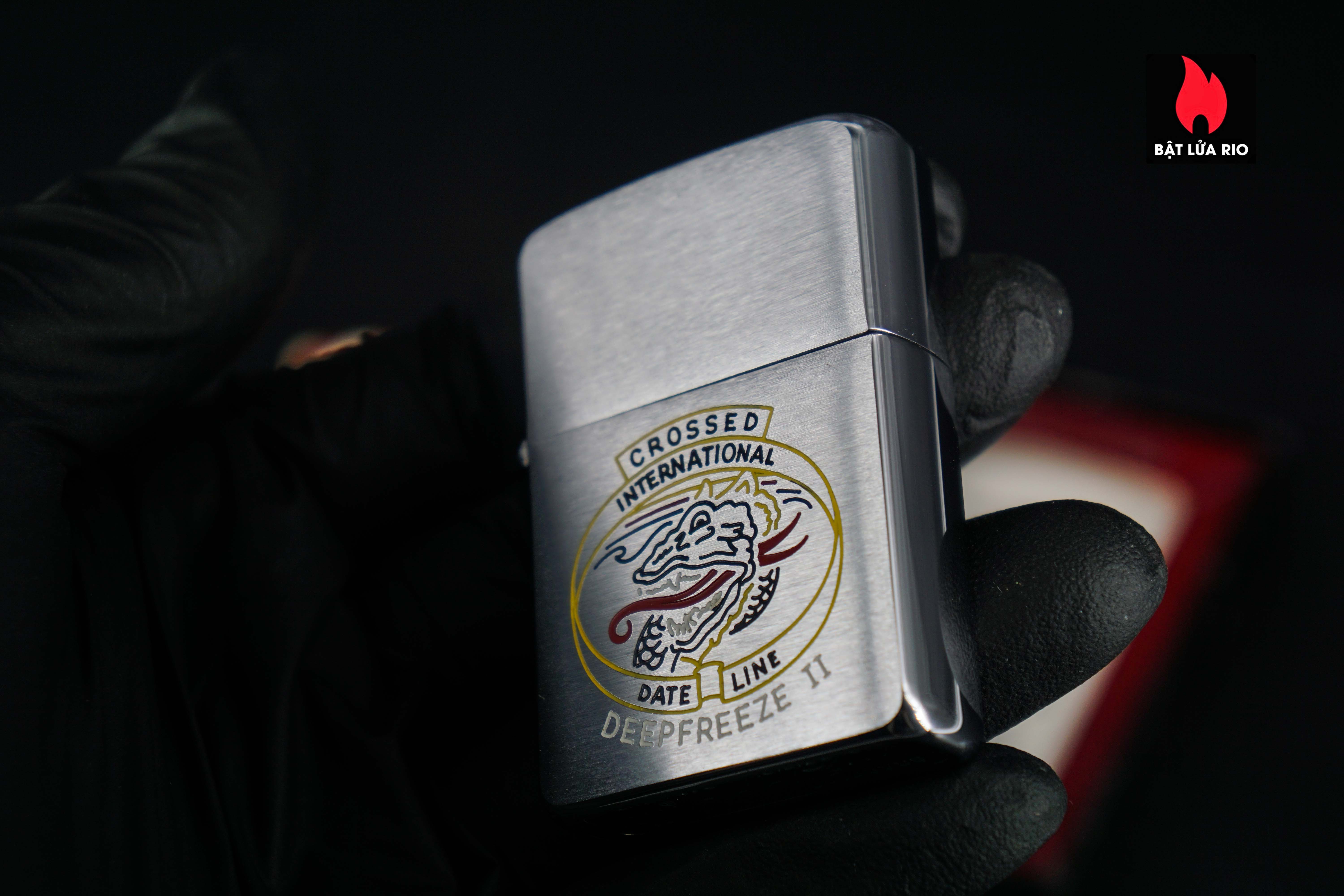 Zippo Xưa 1956 – USS Curtiss AV-4 – Deepfreeze II 11