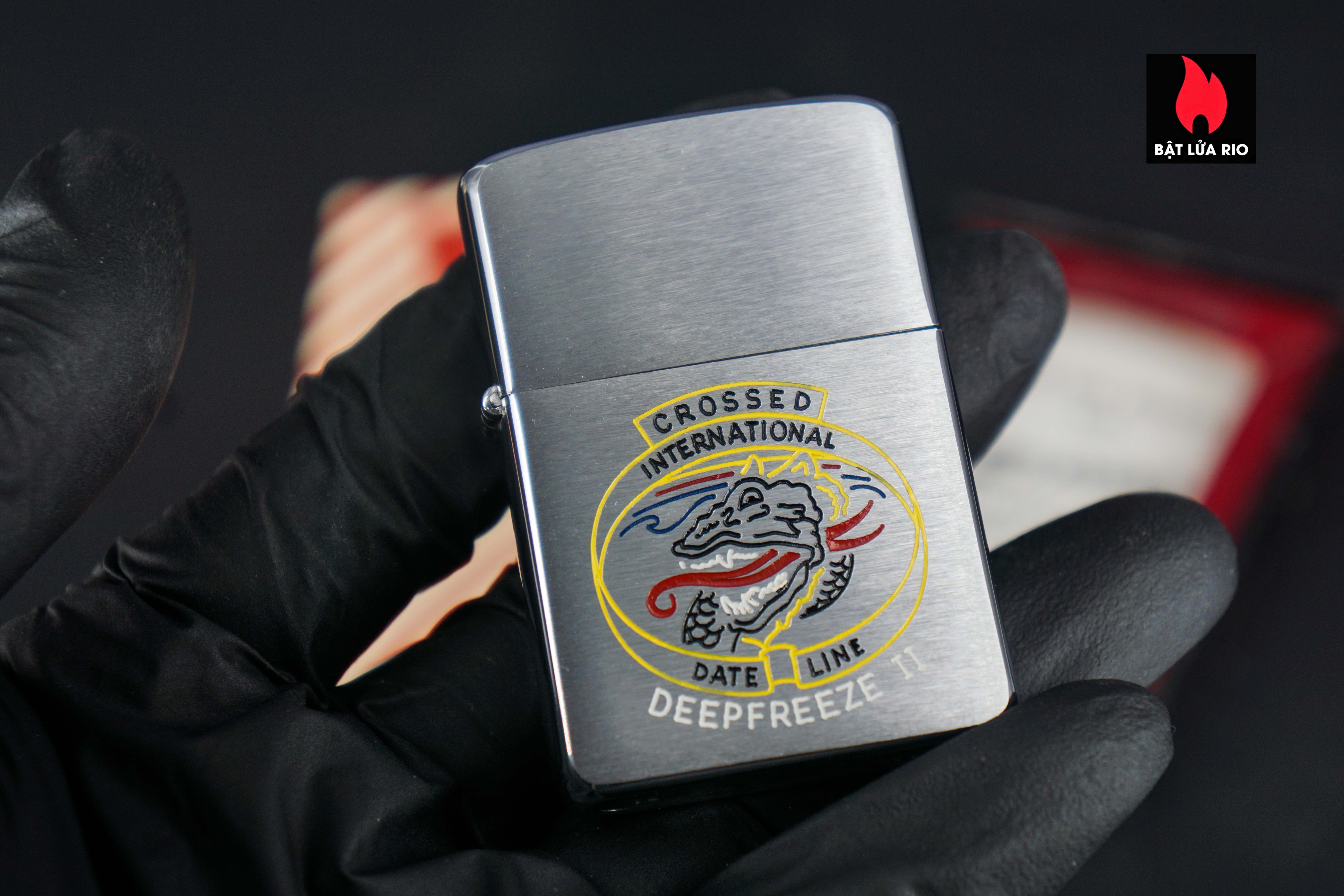 Zippo Xưa 1956 – USS Curtiss AV-4 – Deepfreeze II 12