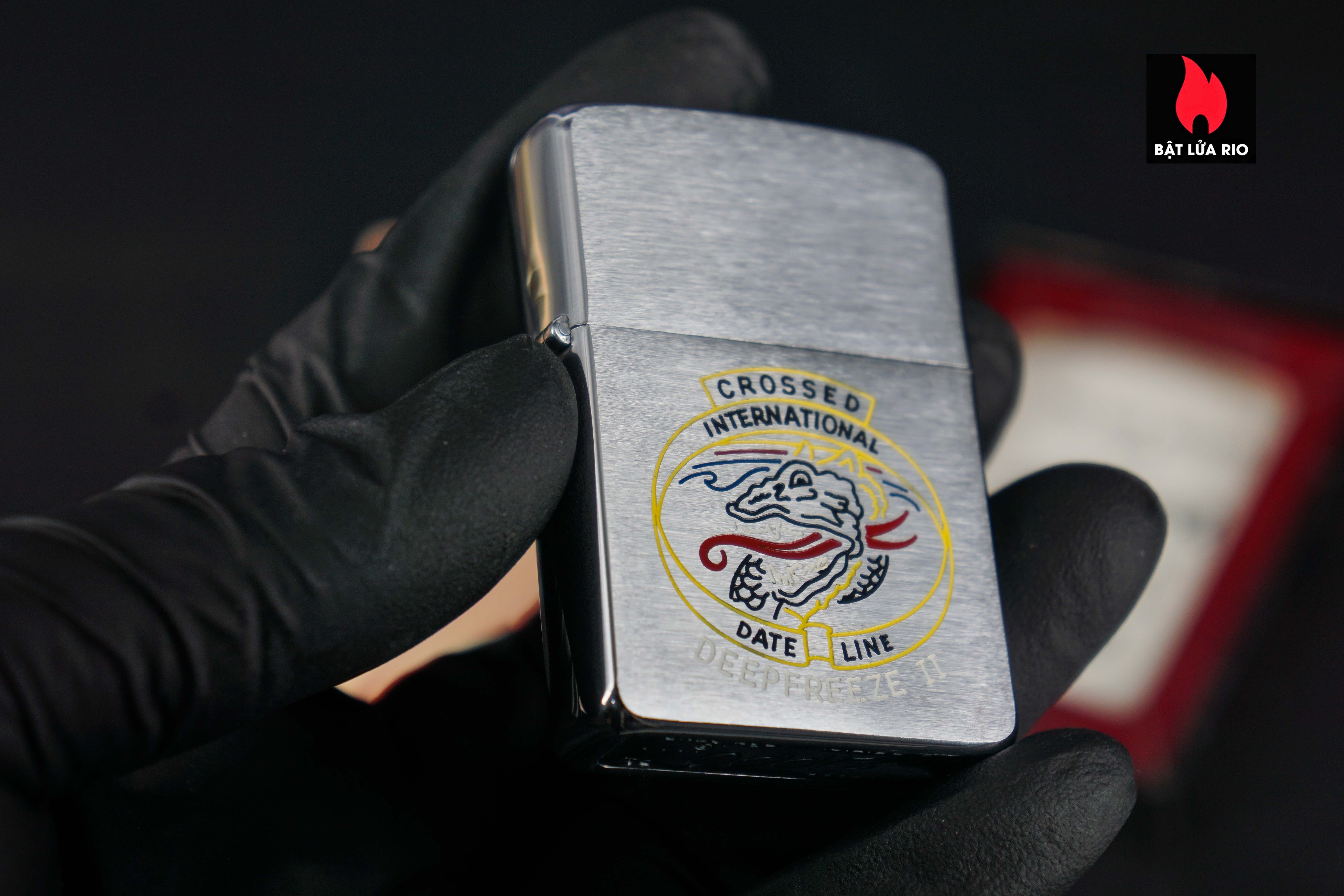 Zippo Xưa 1956 – USS Curtiss AV-4 – Deepfreeze II 13