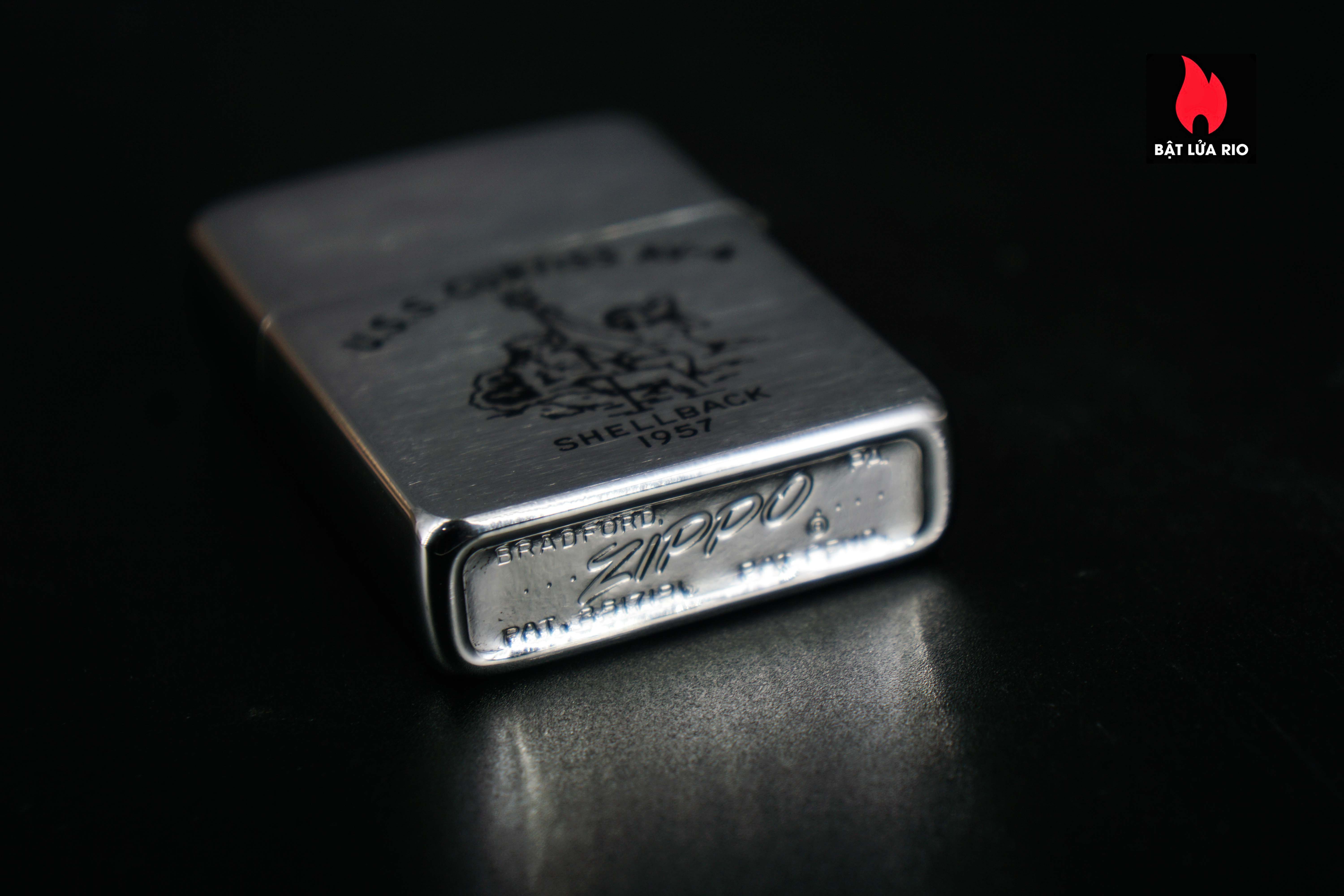 Zippo Xưa 1956 – USS Curtiss AV-4 – Deepfreeze II 15
