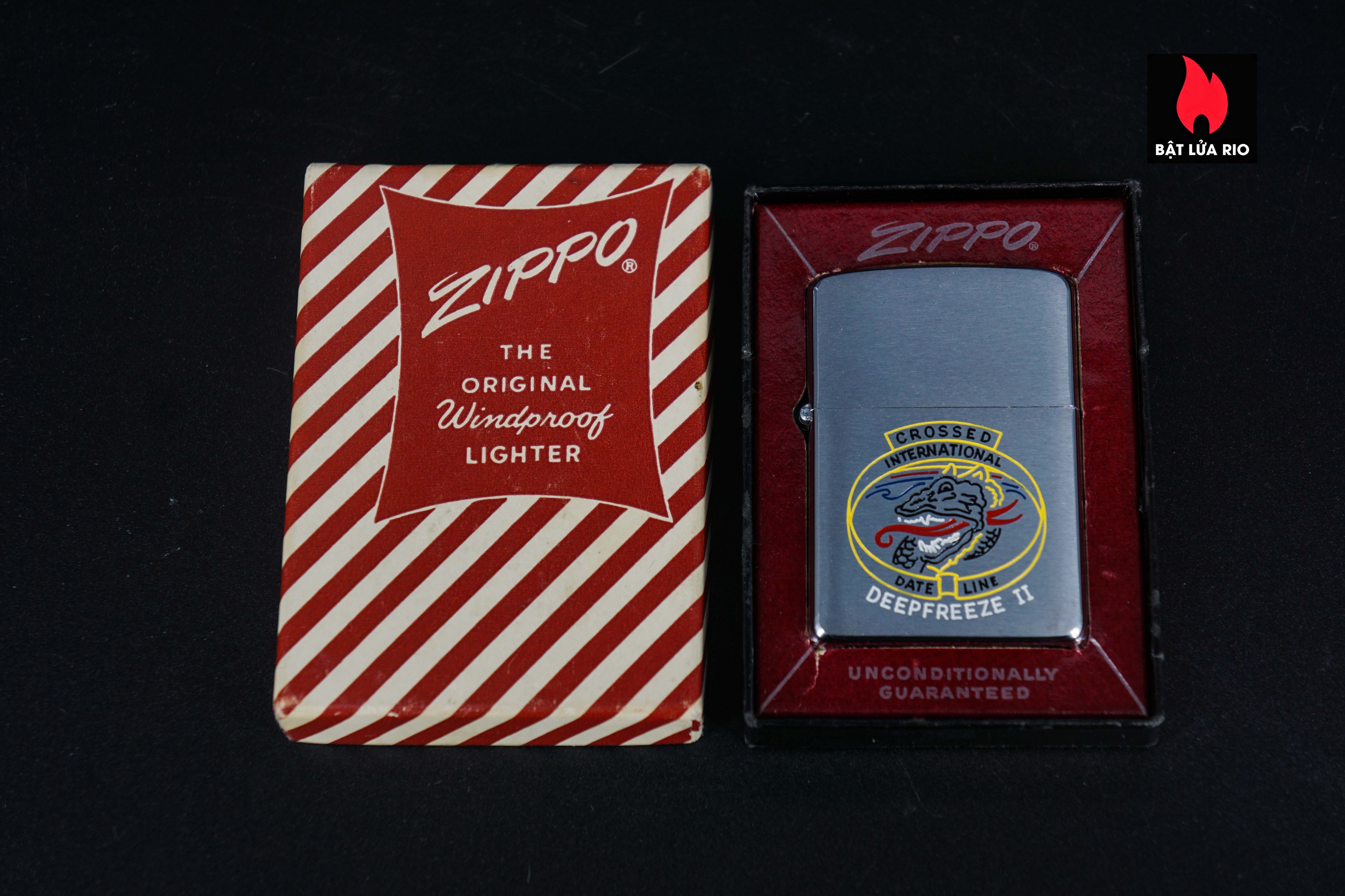 Zippo Xưa 1956 – USS Curtiss AV-4 – Deepfreeze II 2