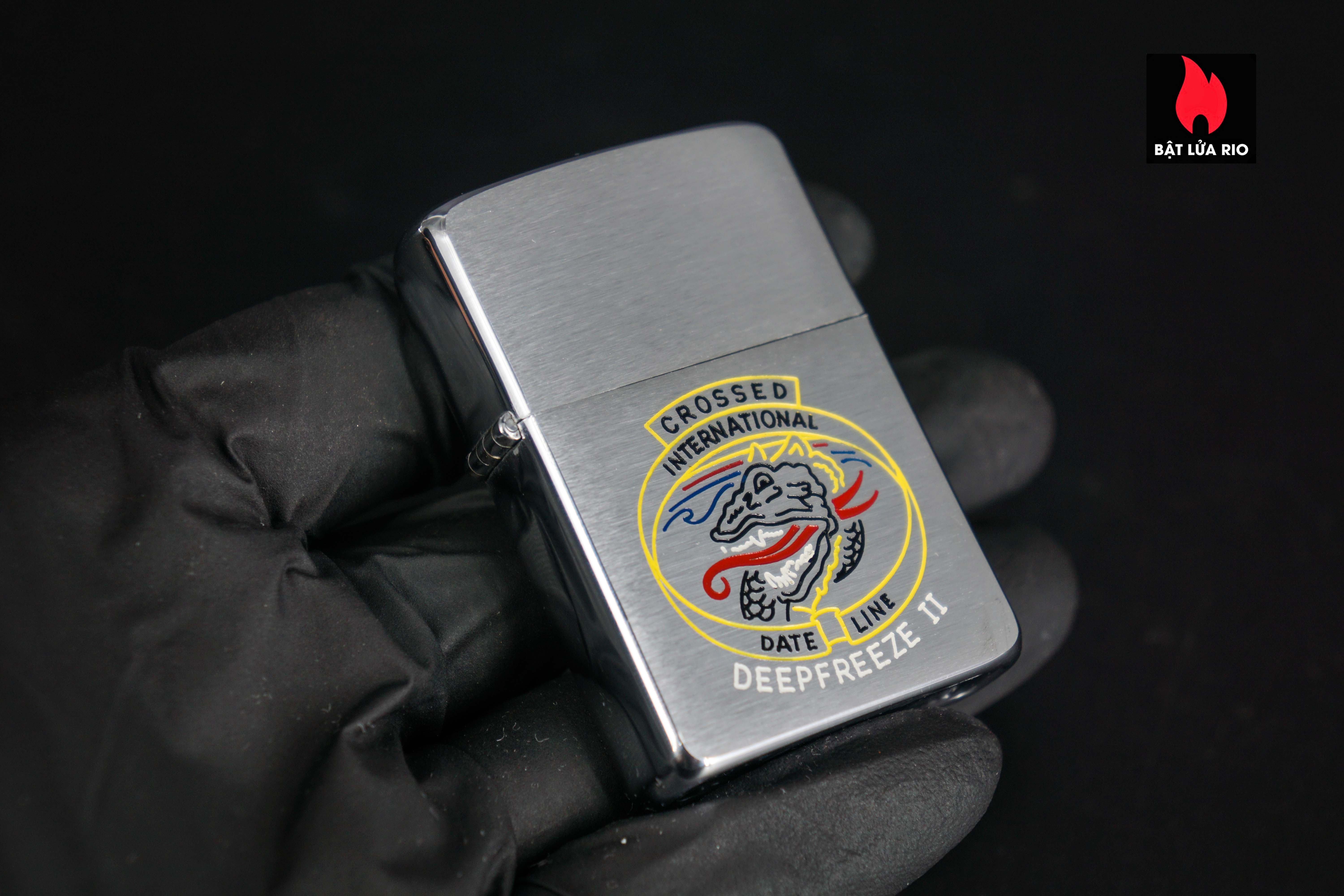 Zippo Xưa 1956 – USS Curtiss AV-4 – Deepfreeze II 23