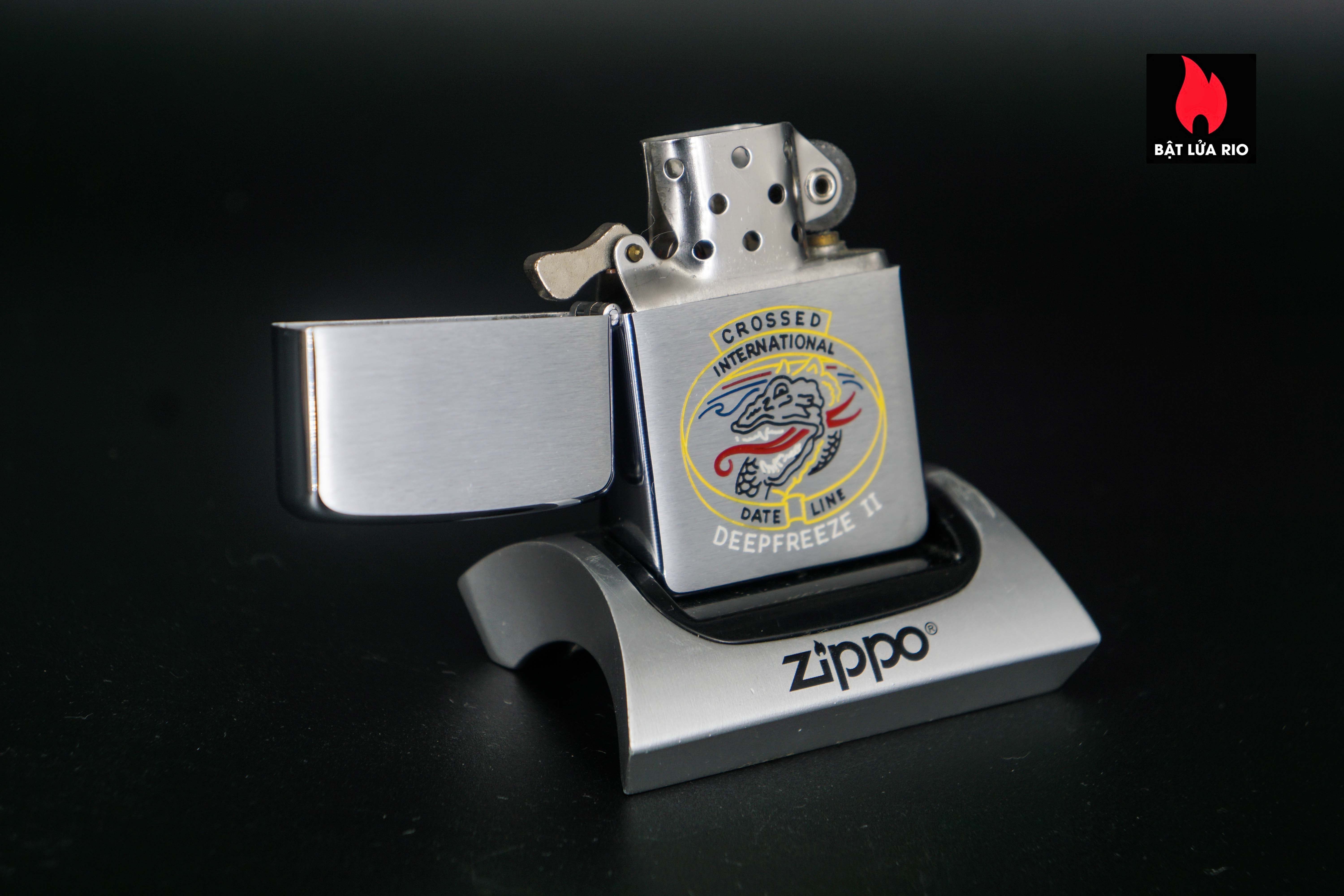 Zippo Xưa 1956 – USS Curtiss AV-4 – Deepfreeze II 24