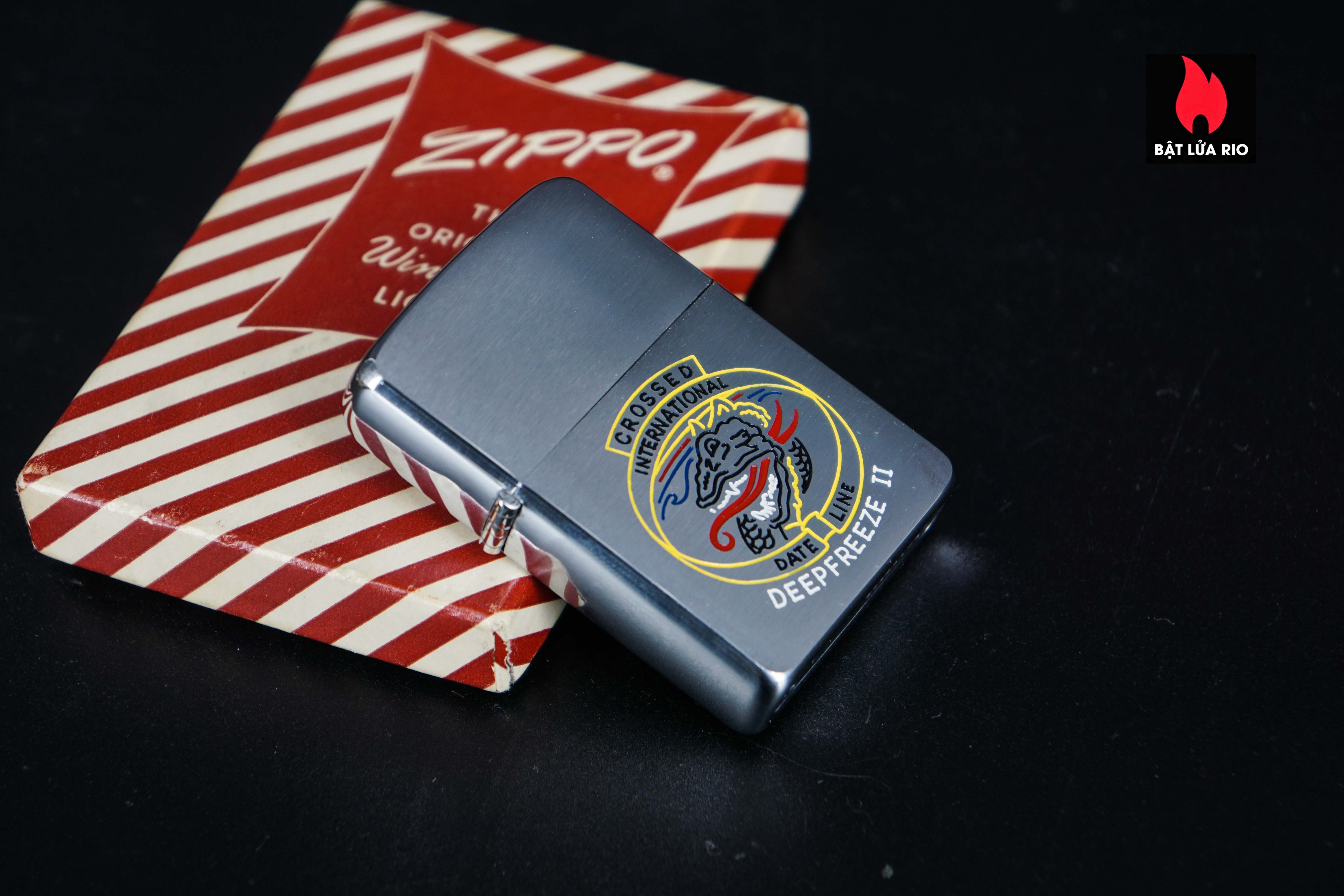 Zippo Xưa 1956 – USS Curtiss AV-4 – Deepfreeze II 26