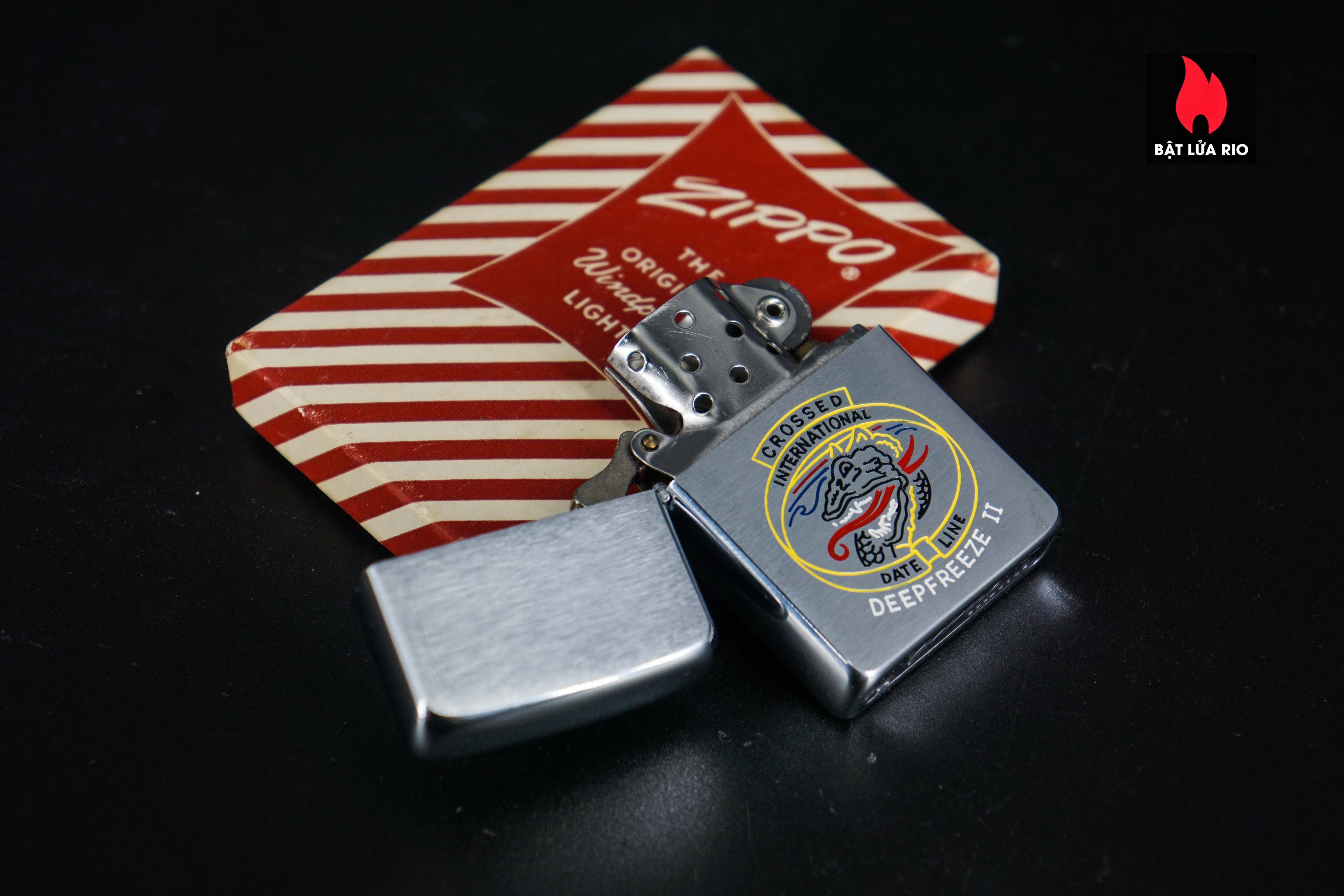 Zippo Xưa 1956 – USS Curtiss AV-4 – Deepfreeze II 27
