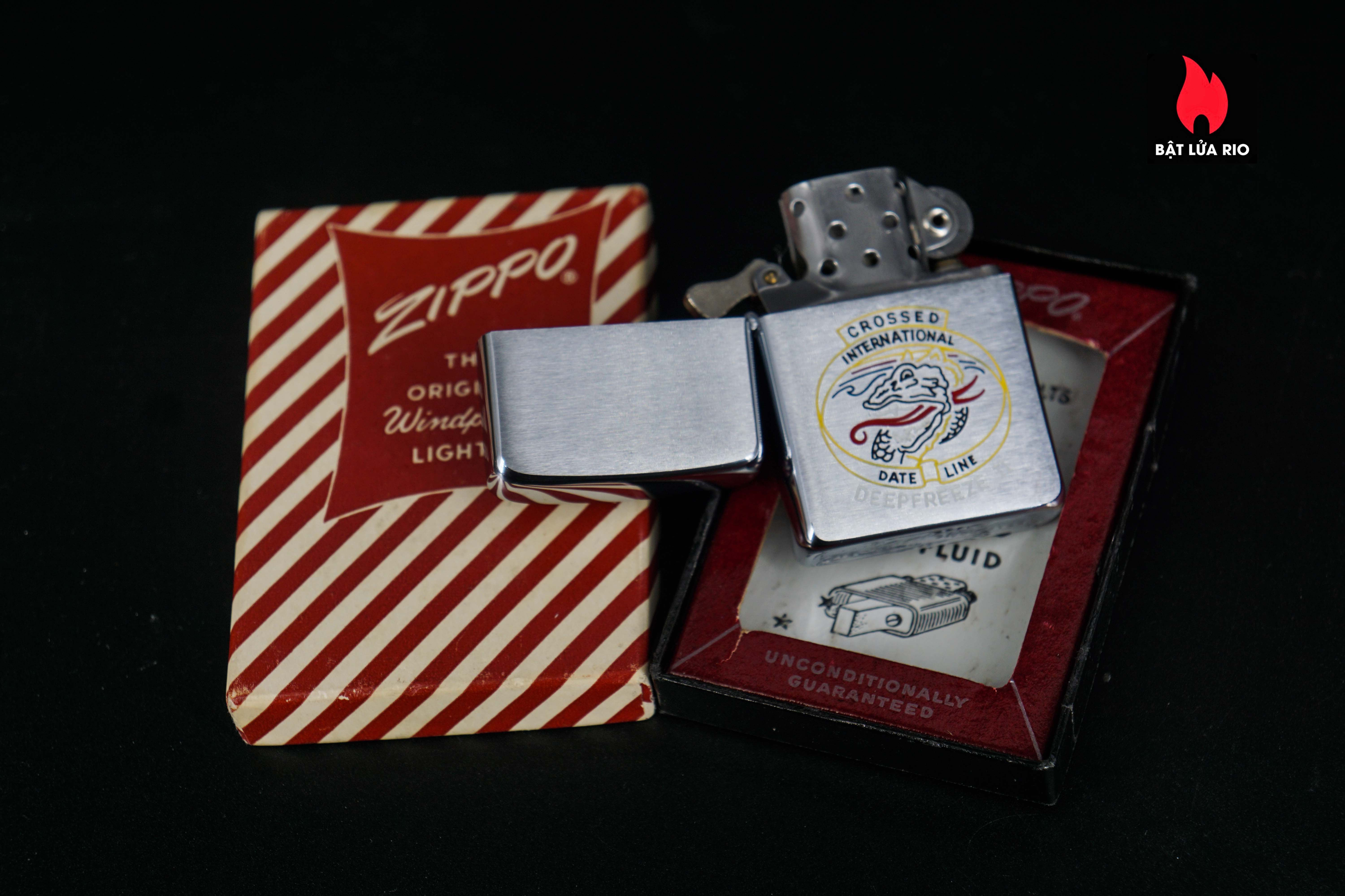 Zippo Xưa 1956 – USS Curtiss AV-4 – Deepfreeze II 4