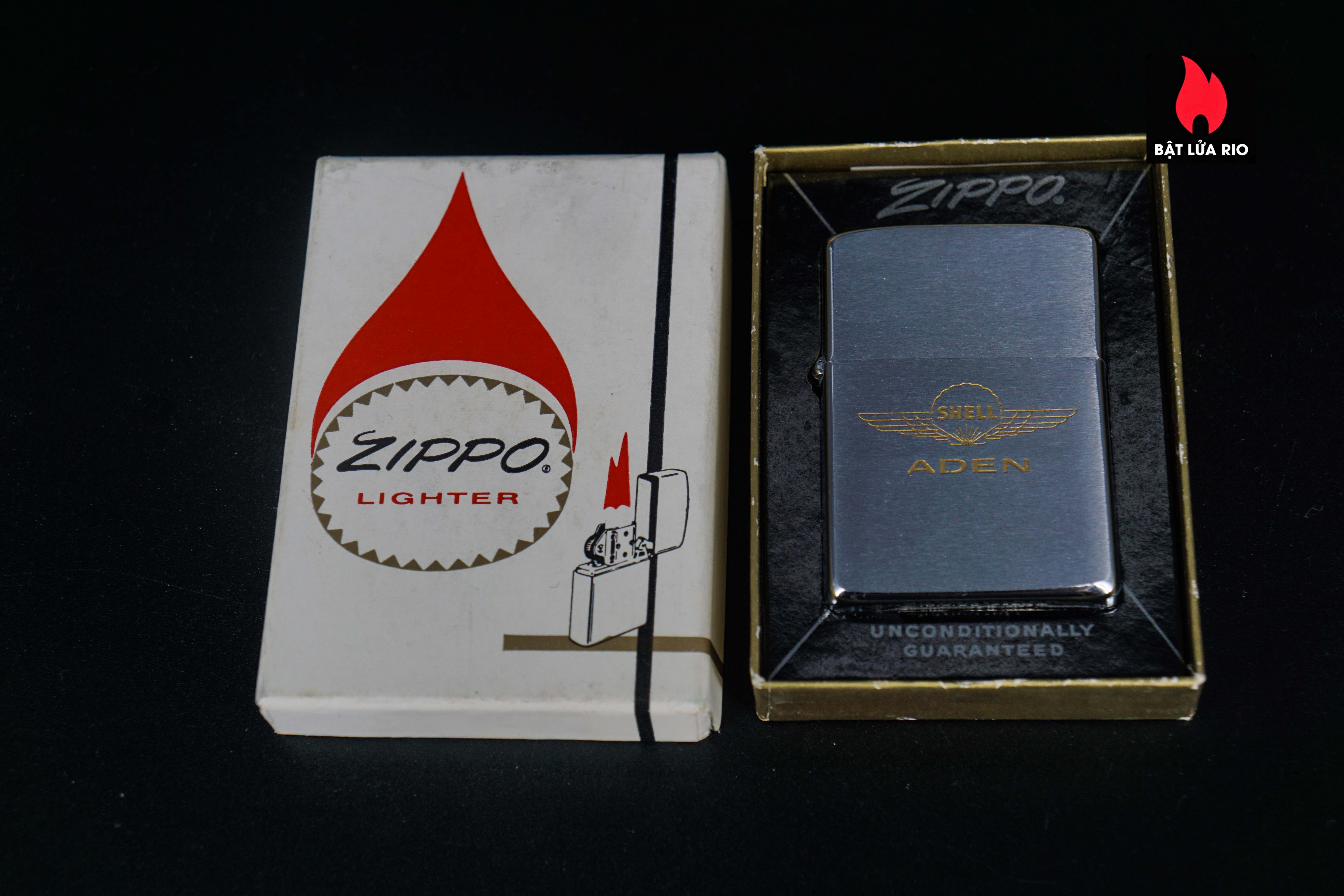 Zippo Xưa 1961 – Shell Aden 48 Zippo Xưa 1961 – Shell Aden 1