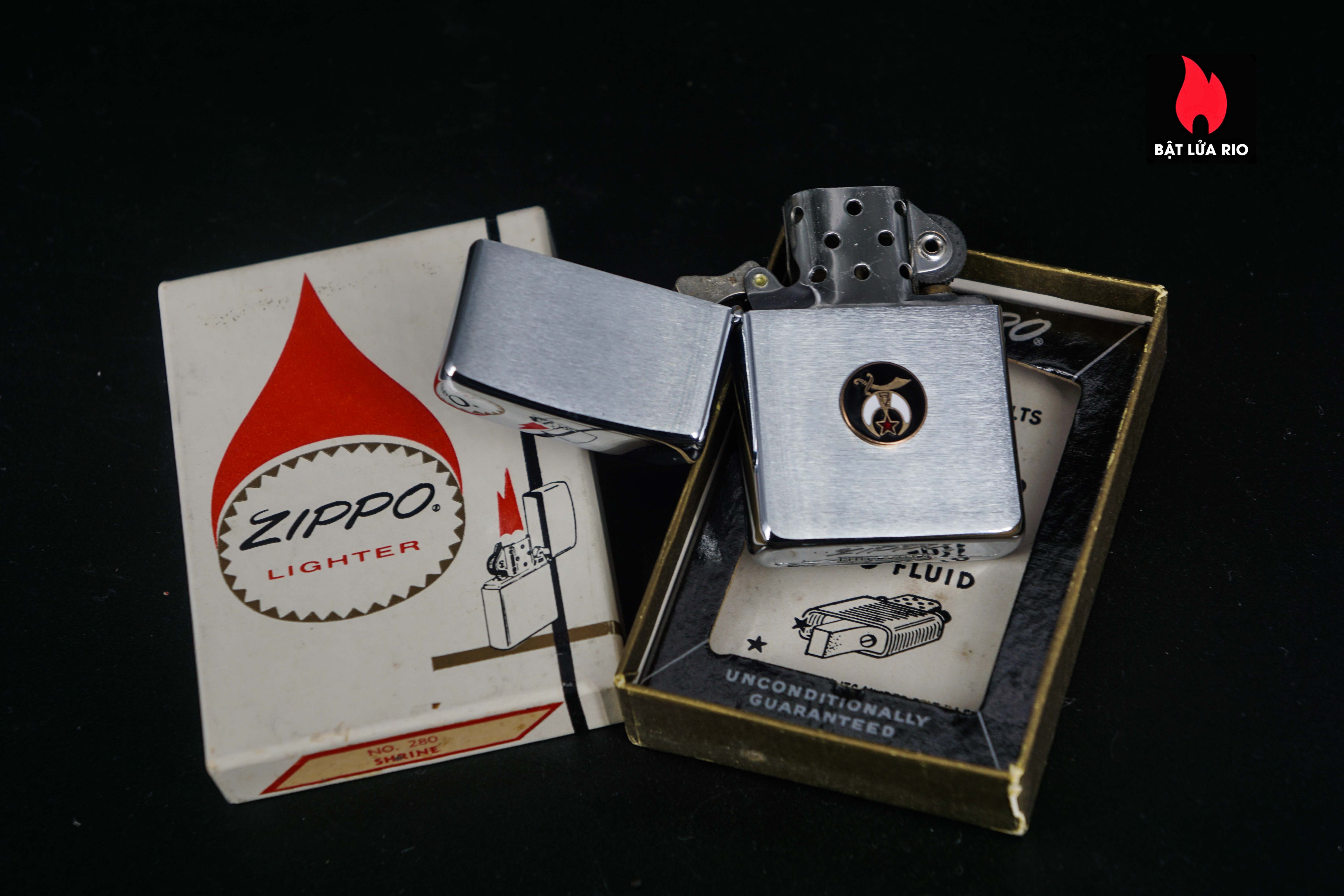 Zippo Xưa 1962 – No.280 – Shrine 3