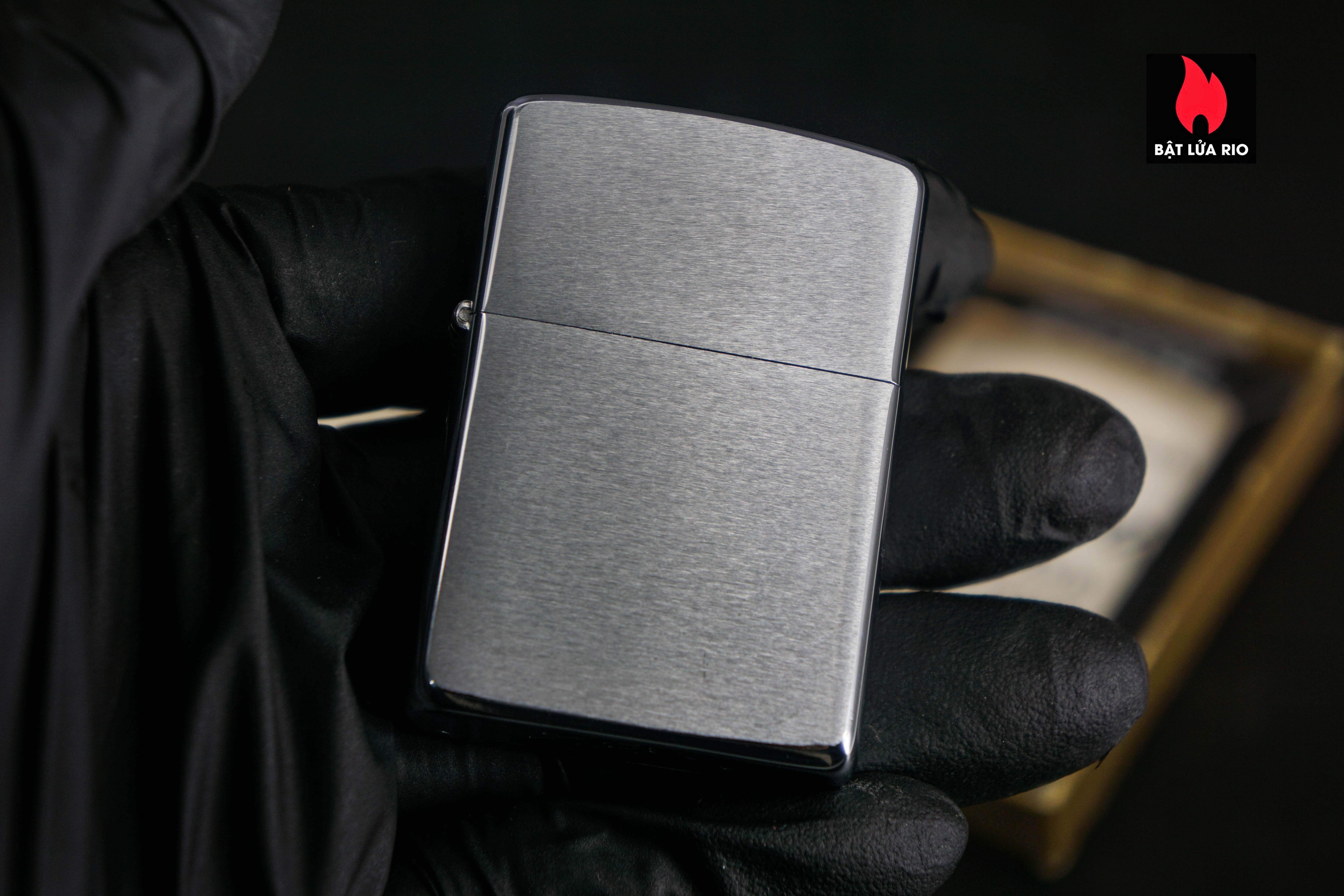 Zippo Xưa 1968 – Plain – Trơn 2 Mặt – Brushed Chrome 66 Zippo Xưa 1968 – Plain – Trơn 2 Mặt – Brushed Chrome 11