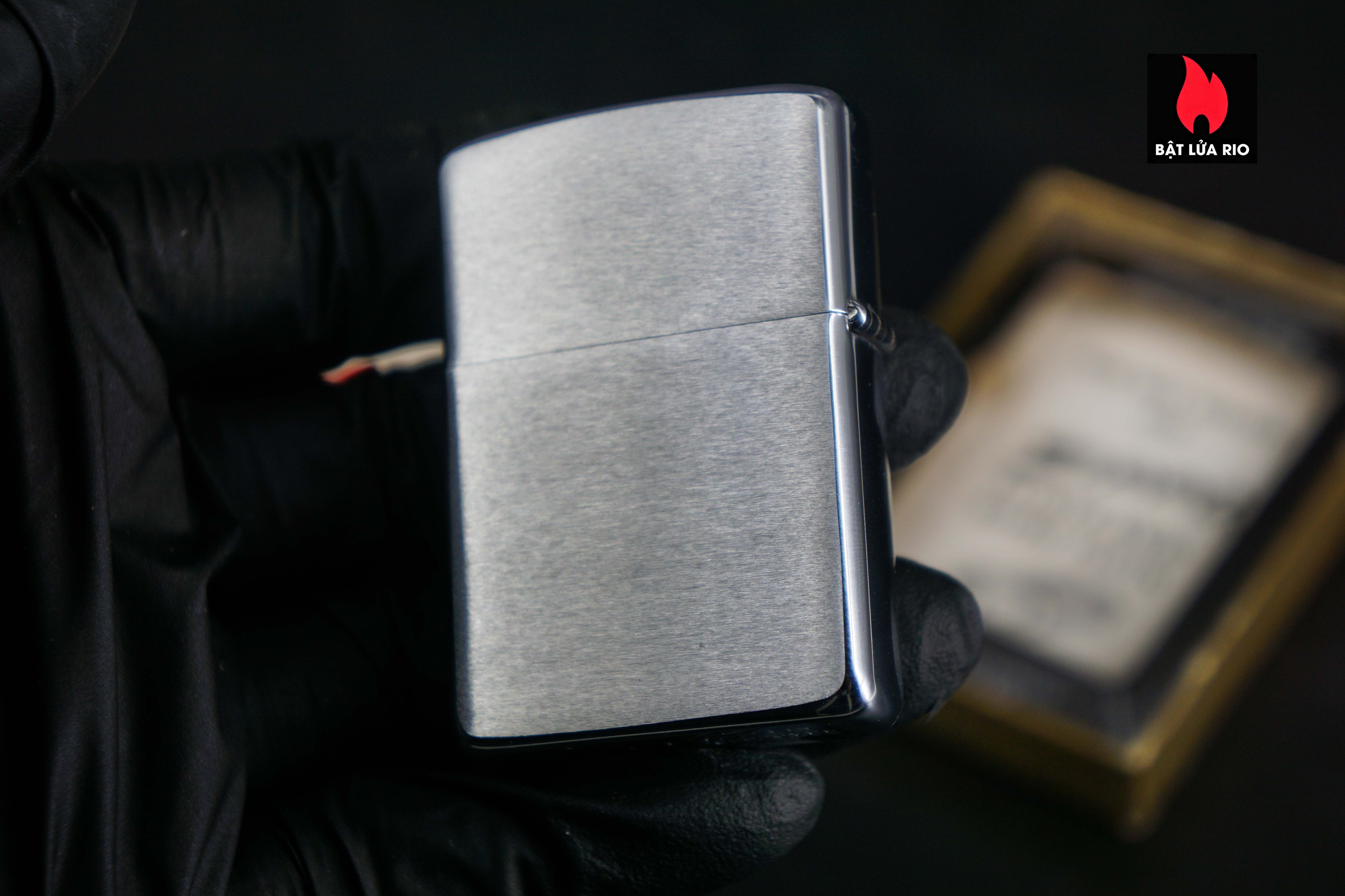 Zippo Xưa 1968 – Plain – Trơn 2 Mặt – Brushed Chrome 67 Zippo Xưa 1968 – Plain – Trơn 2 Mặt – Brushed Chrome 12