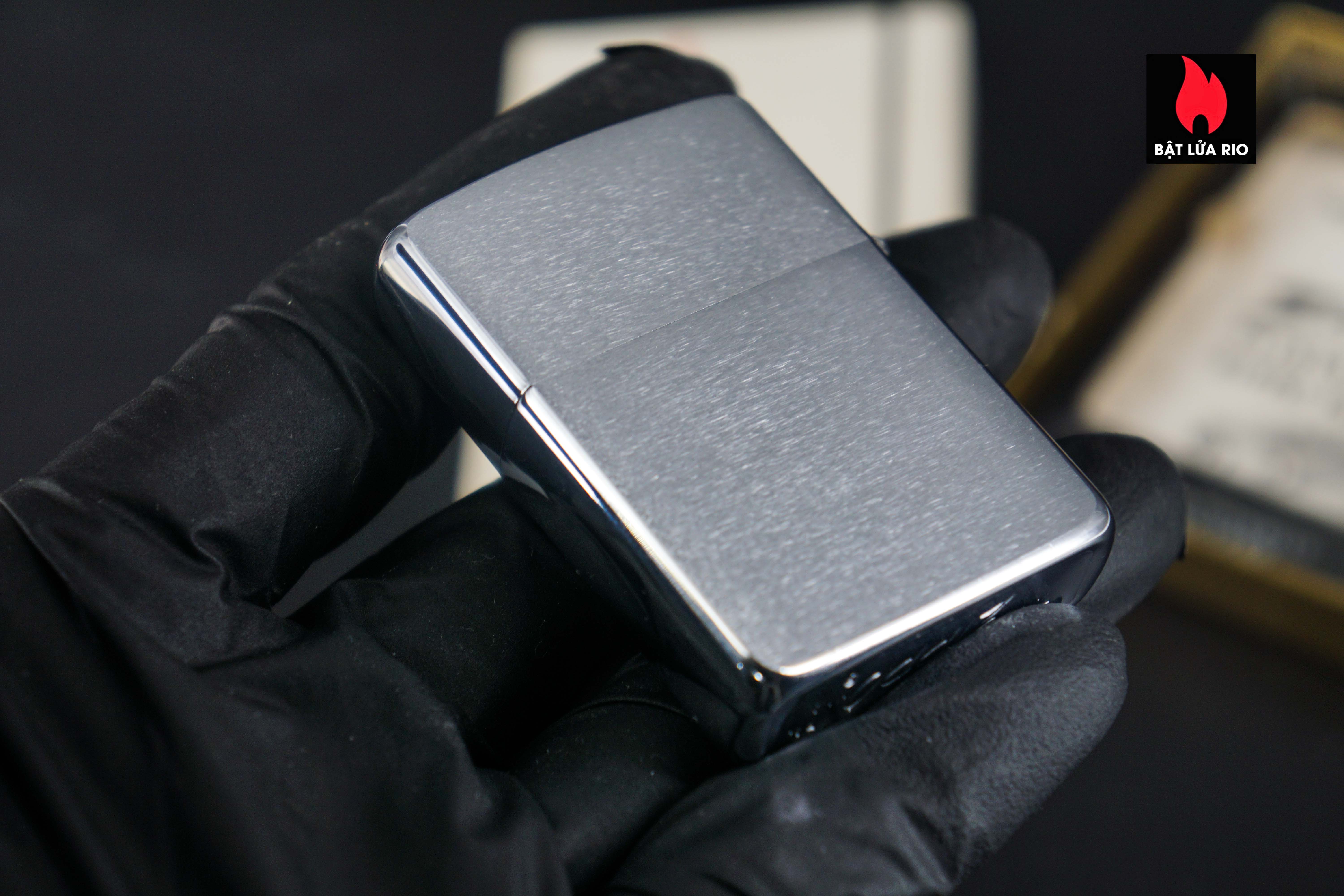 Zippo Xưa 1968 – Plain – Trơn 2 Mặt – Brushed Chrome 68 Zippo Xưa 1968 – Plain – Trơn 2 Mặt – Brushed Chrome 13
