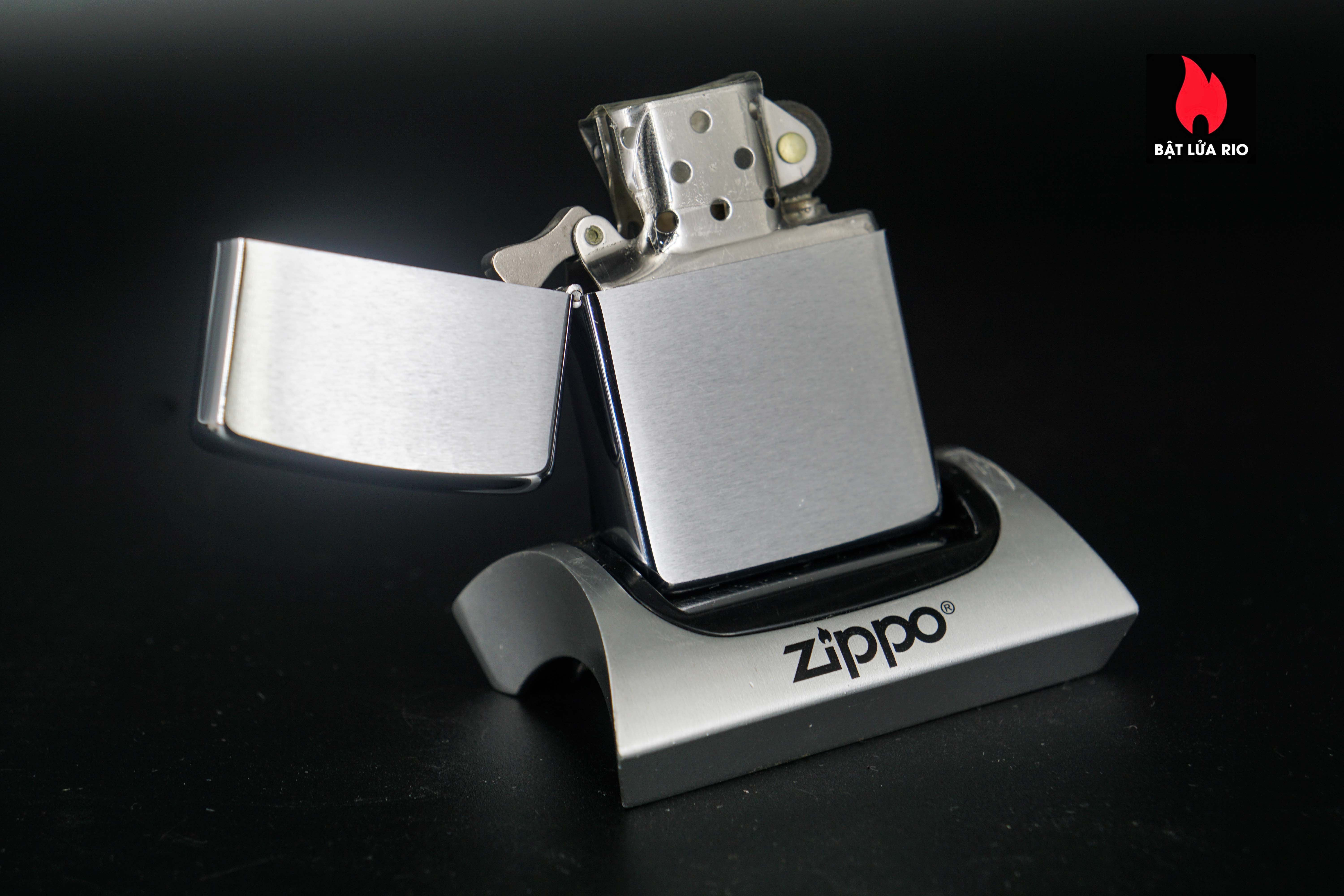 Zippo Xưa 1968 – Plain – Trơn 2 Mặt – Brushed Chrome 75 Zippo Xưa 1968 – Plain – Trơn 2 Mặt – Brushed Chrome 19