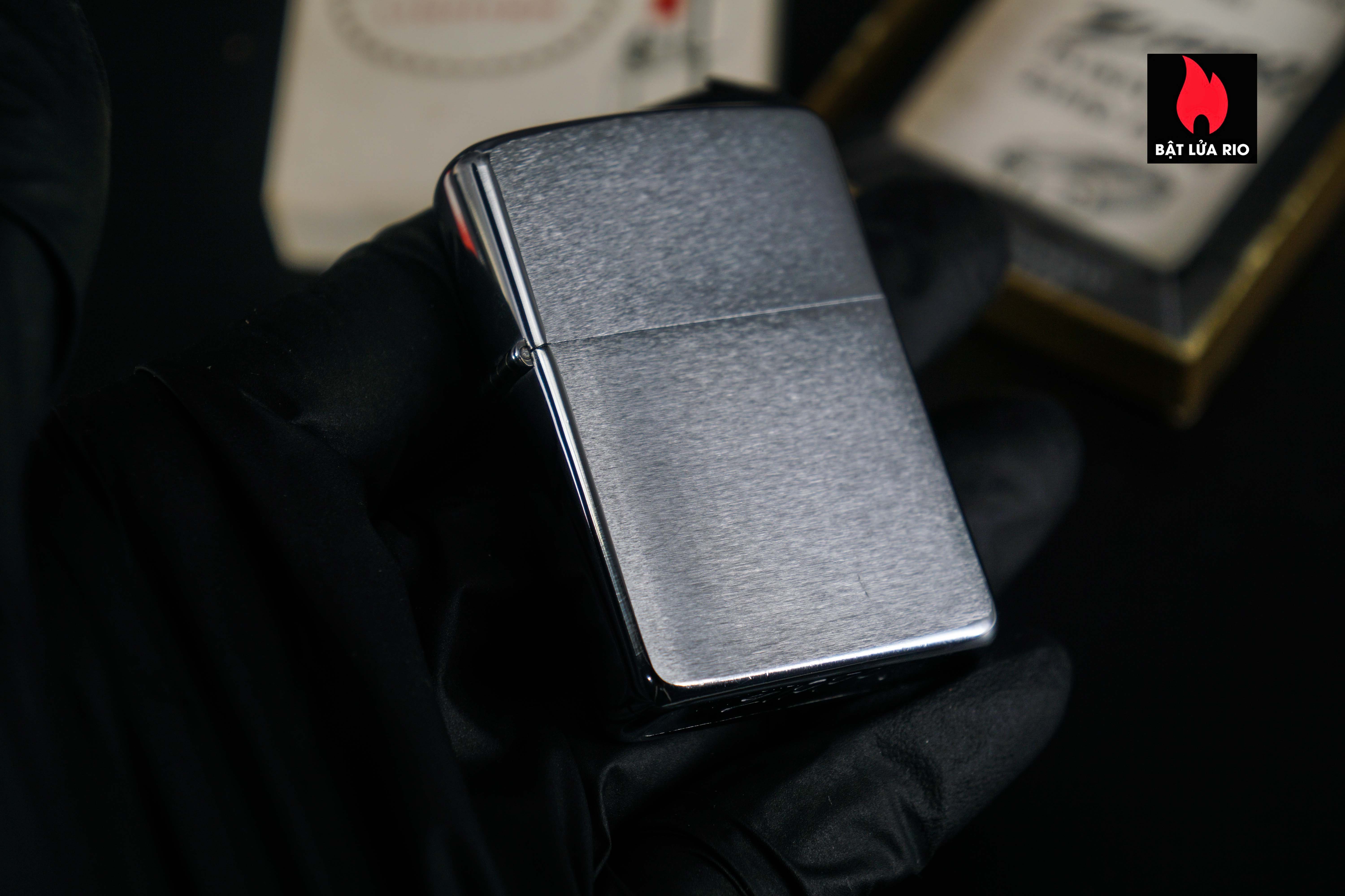 Zippo Xưa 1968 – Plain – Trơn 2 Mặt – Brushed Chrome 61 Zippo Xưa 1968 – Plain – Trơn 2 Mặt – Brushed Chrome 6