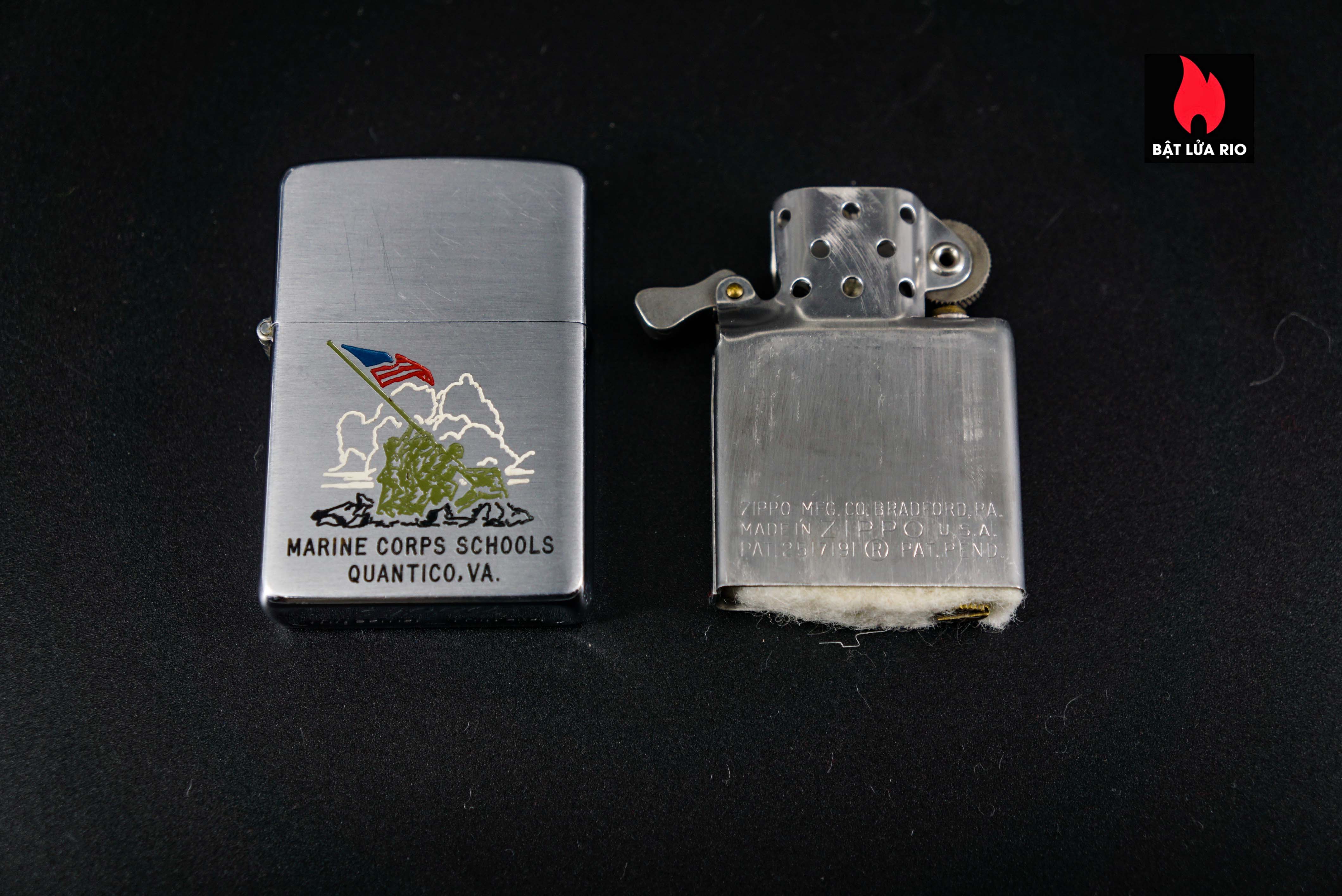 Zippo Xưa 1955 – Marine Corps School Quantico 48 Zippo Xưa 1955 – Marine Corps School Quantico 13