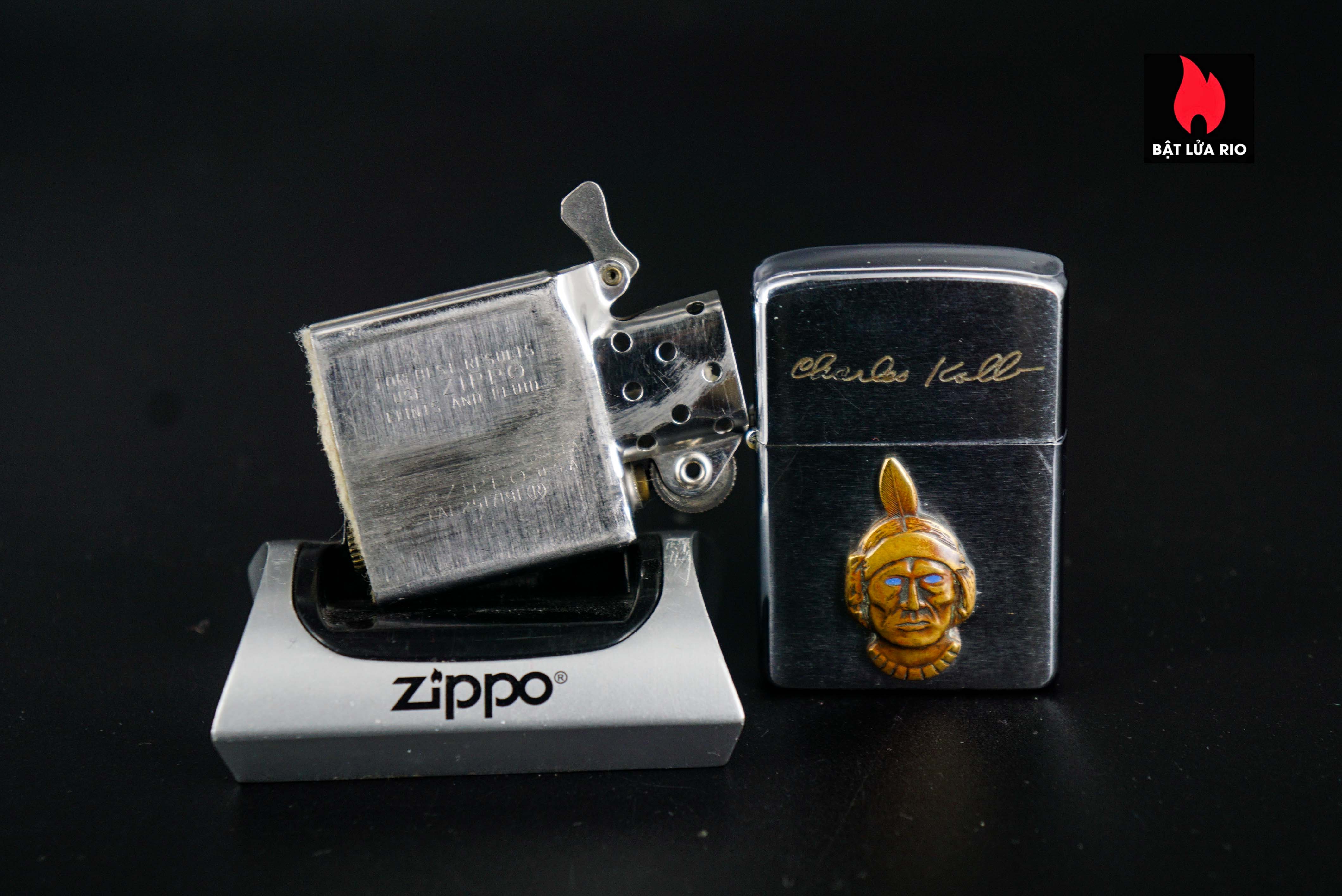 Zippo Xưa 1958 – Navajo - Chales Koll 8