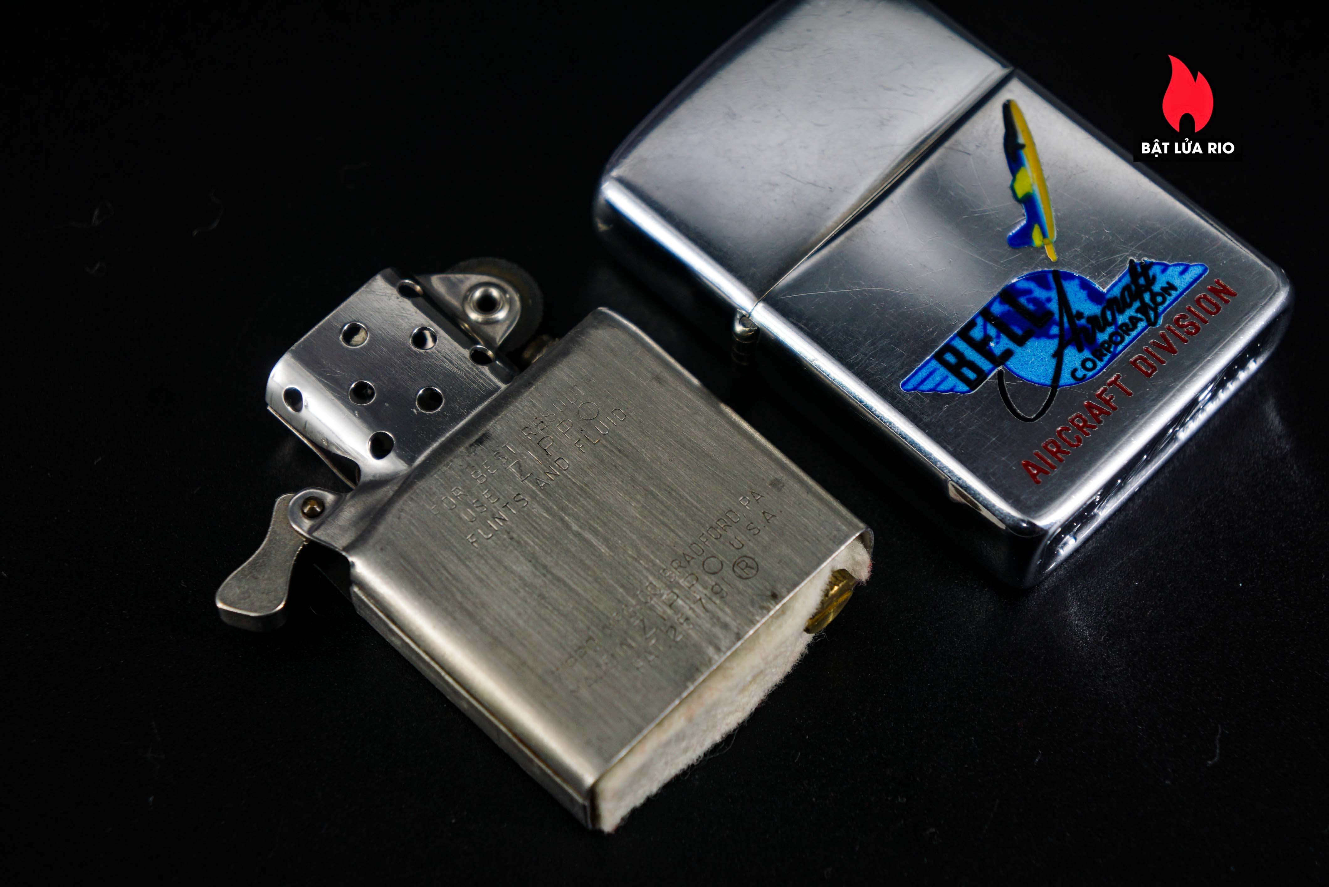 Zippo Xưa 1958 – Town & Country – Bell Aircraft Division 12