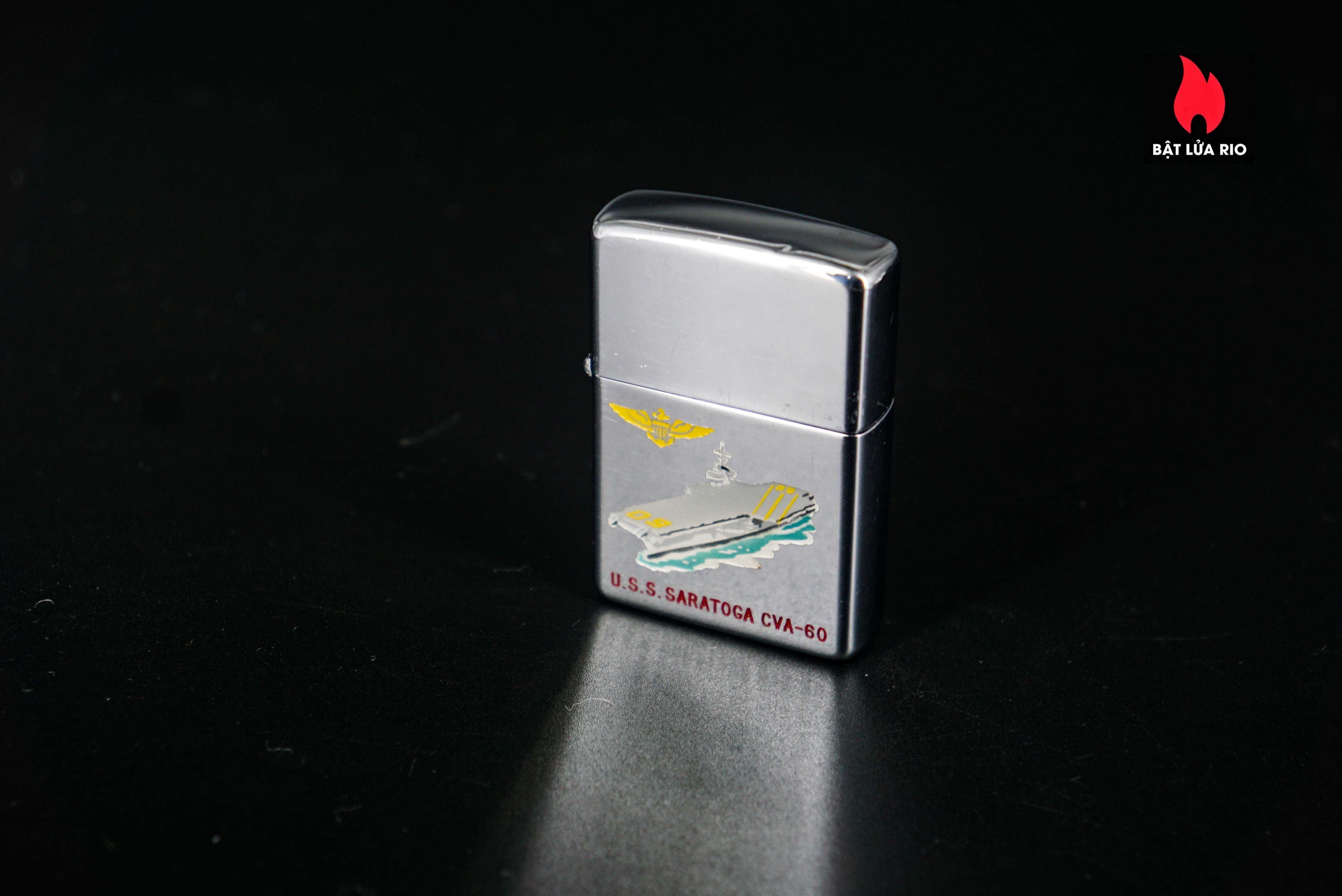 Zippo Xưa 1959 – Town & Country – USS Saratoga CVA-60 19