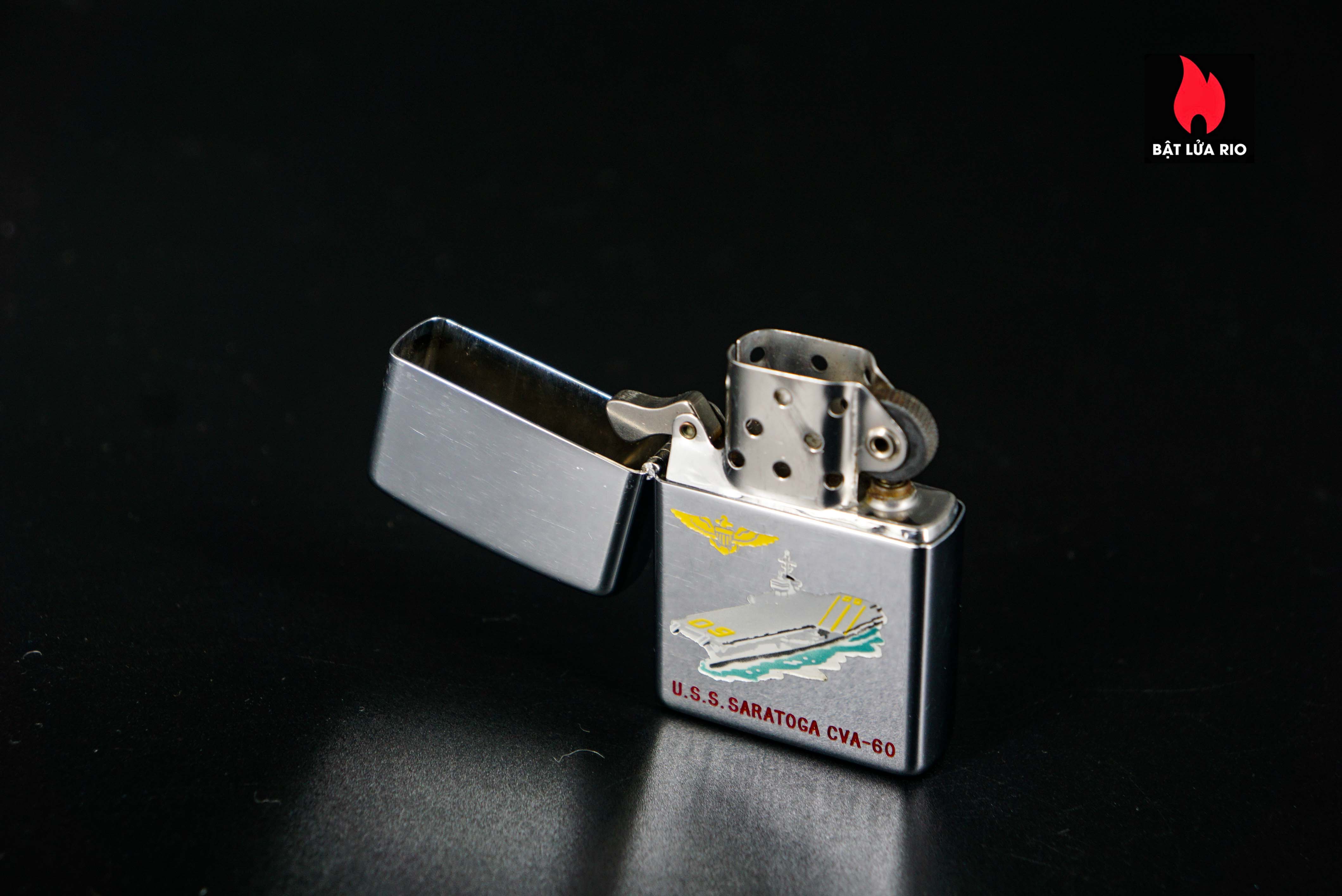 Zippo Xưa 1959 – Town & Country – USS Saratoga CVA-60 21