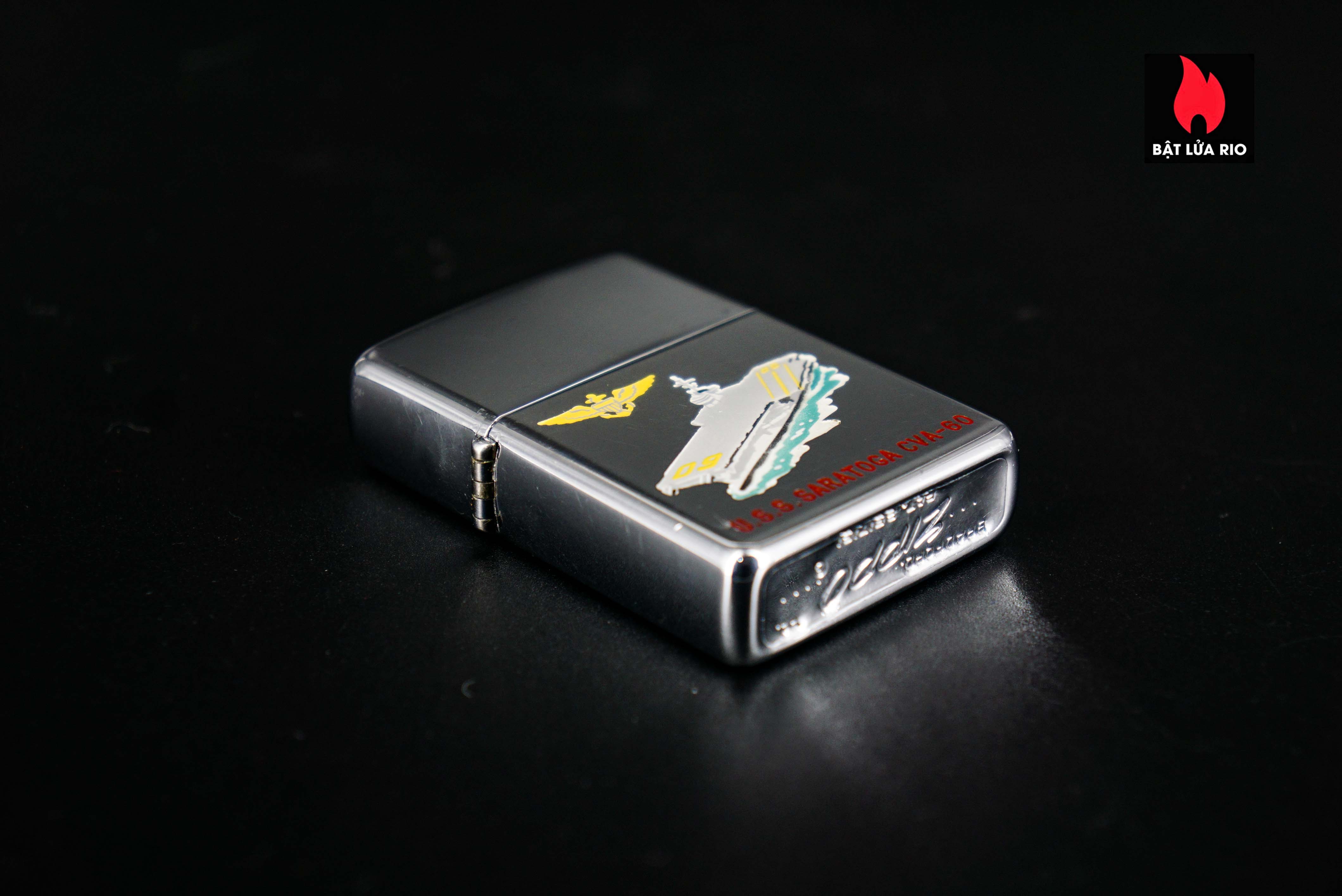Zippo Xưa 1959 – Town & Country – USS Saratoga CVA-60 23