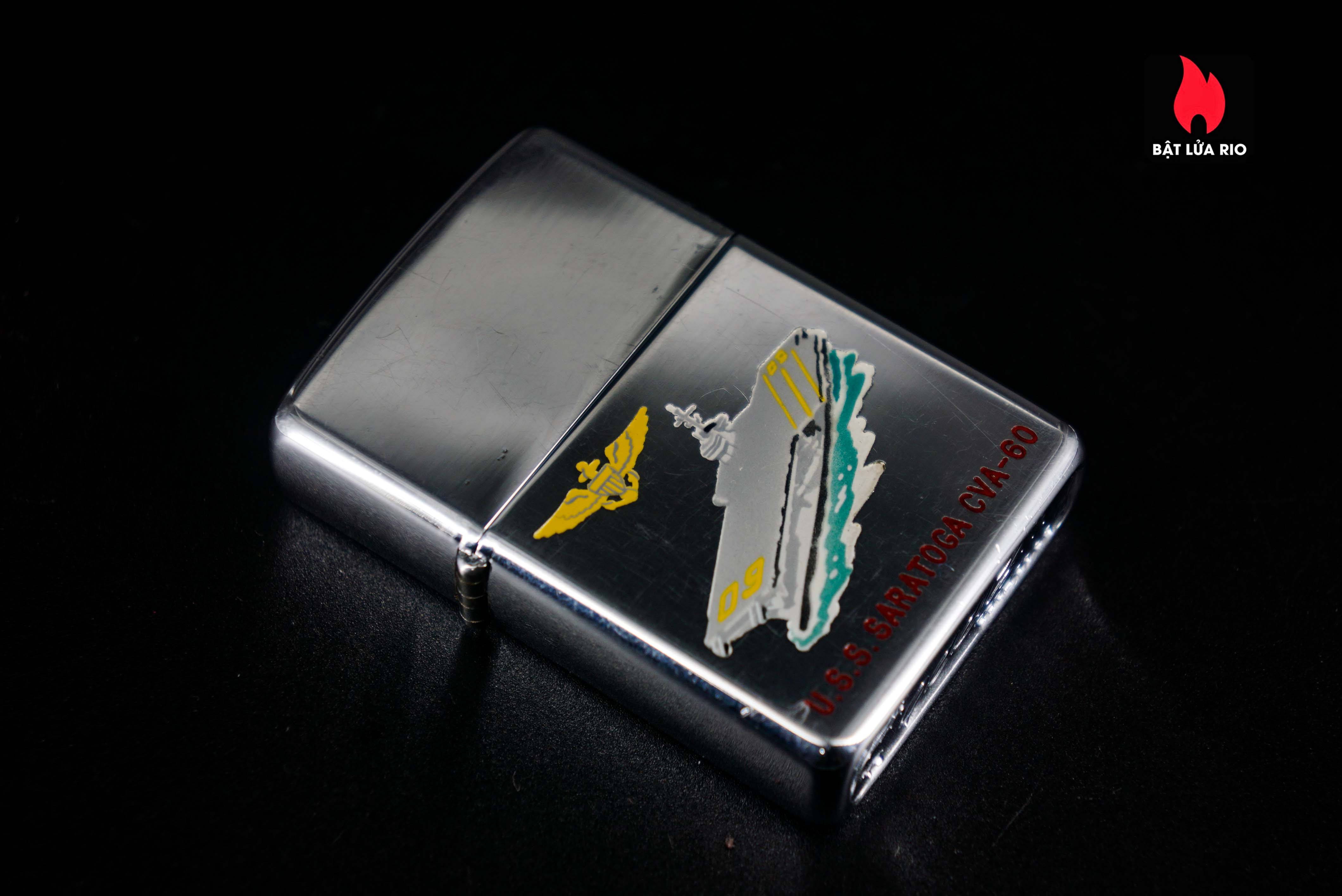 Zippo Xưa 1959 – Town & Country – USS Saratoga CVA-60 7