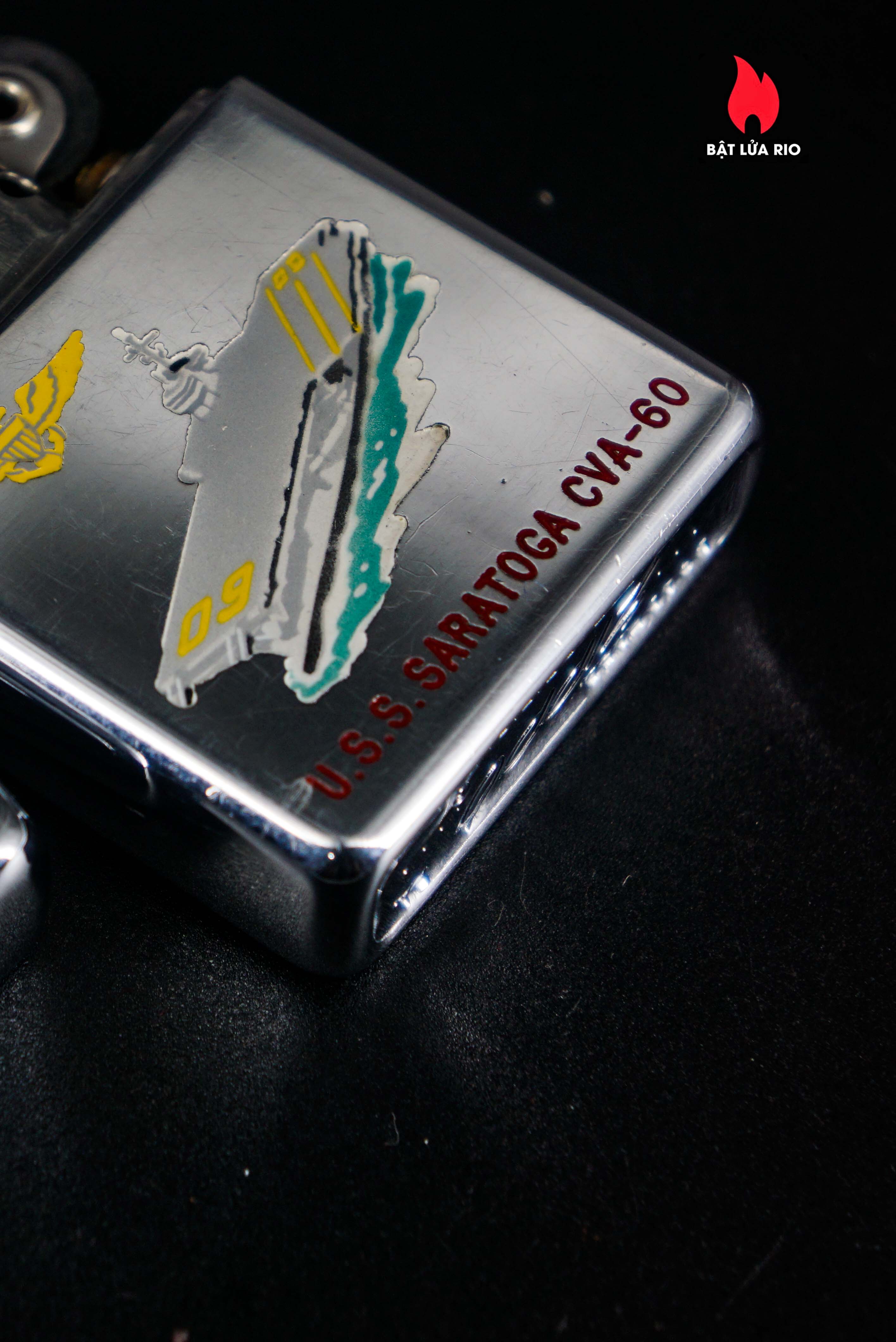 Zippo Xưa 1959 – Town & Country – USS Saratoga CVA-60 9