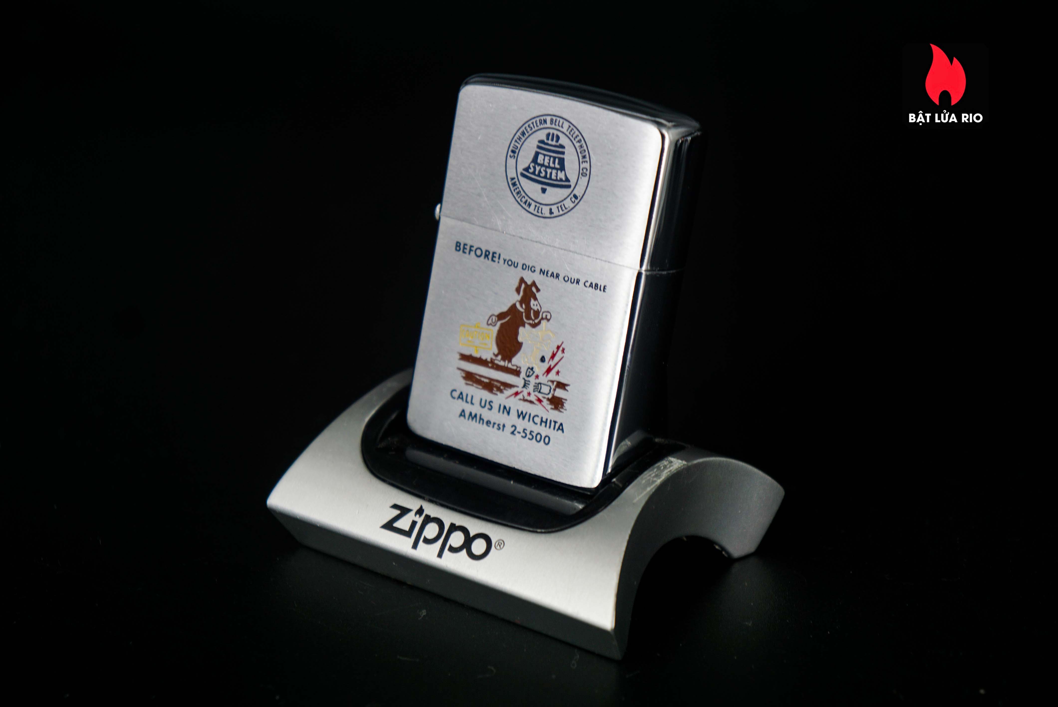 Zippo Xưa 1961 – Call Us in Wichita 31 Zippo Xưa 1961 – Call Us in Wichita 14