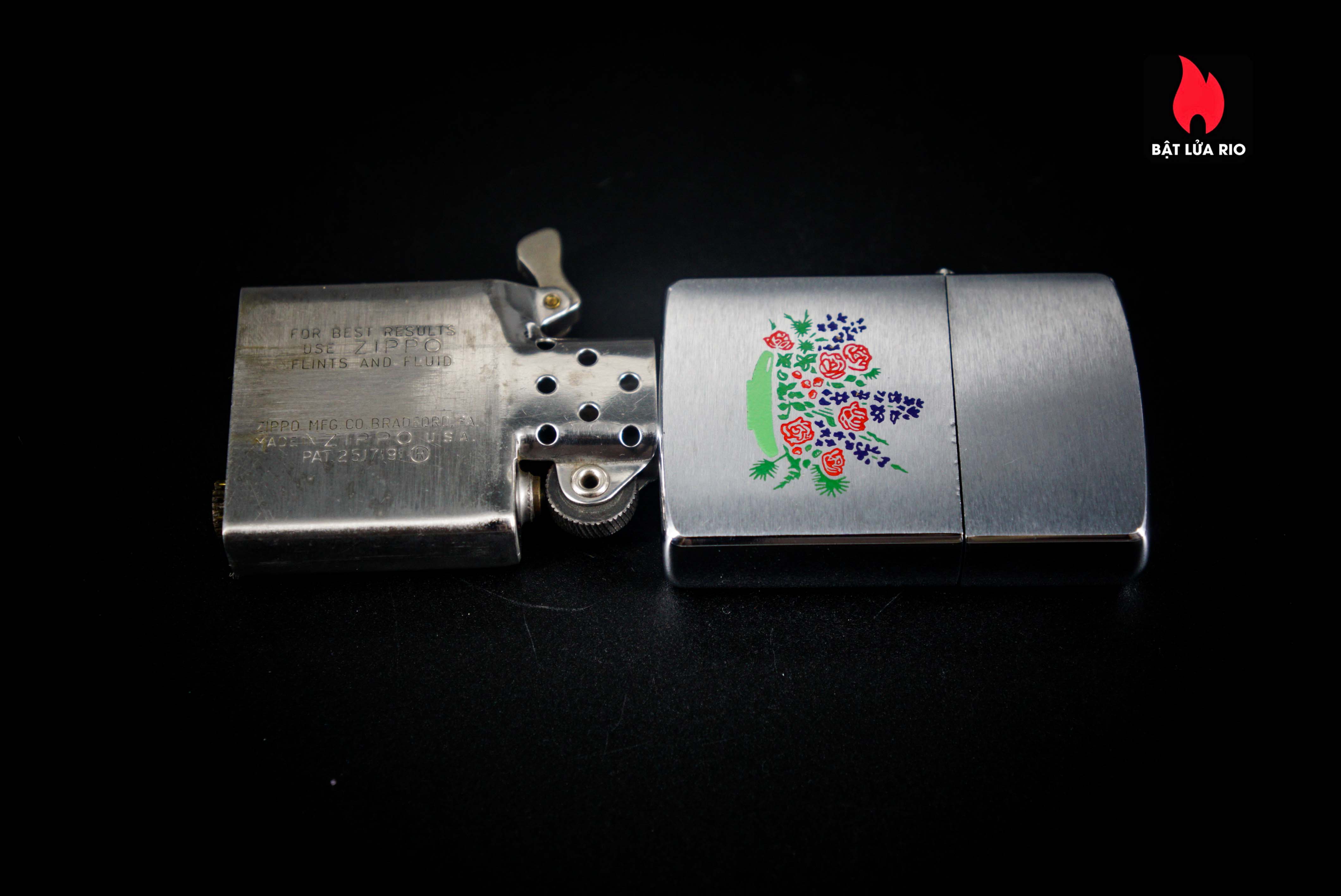 Zippo Xưa 1962 – HOA 35 Zippo Xưa 1962 – HOA 4