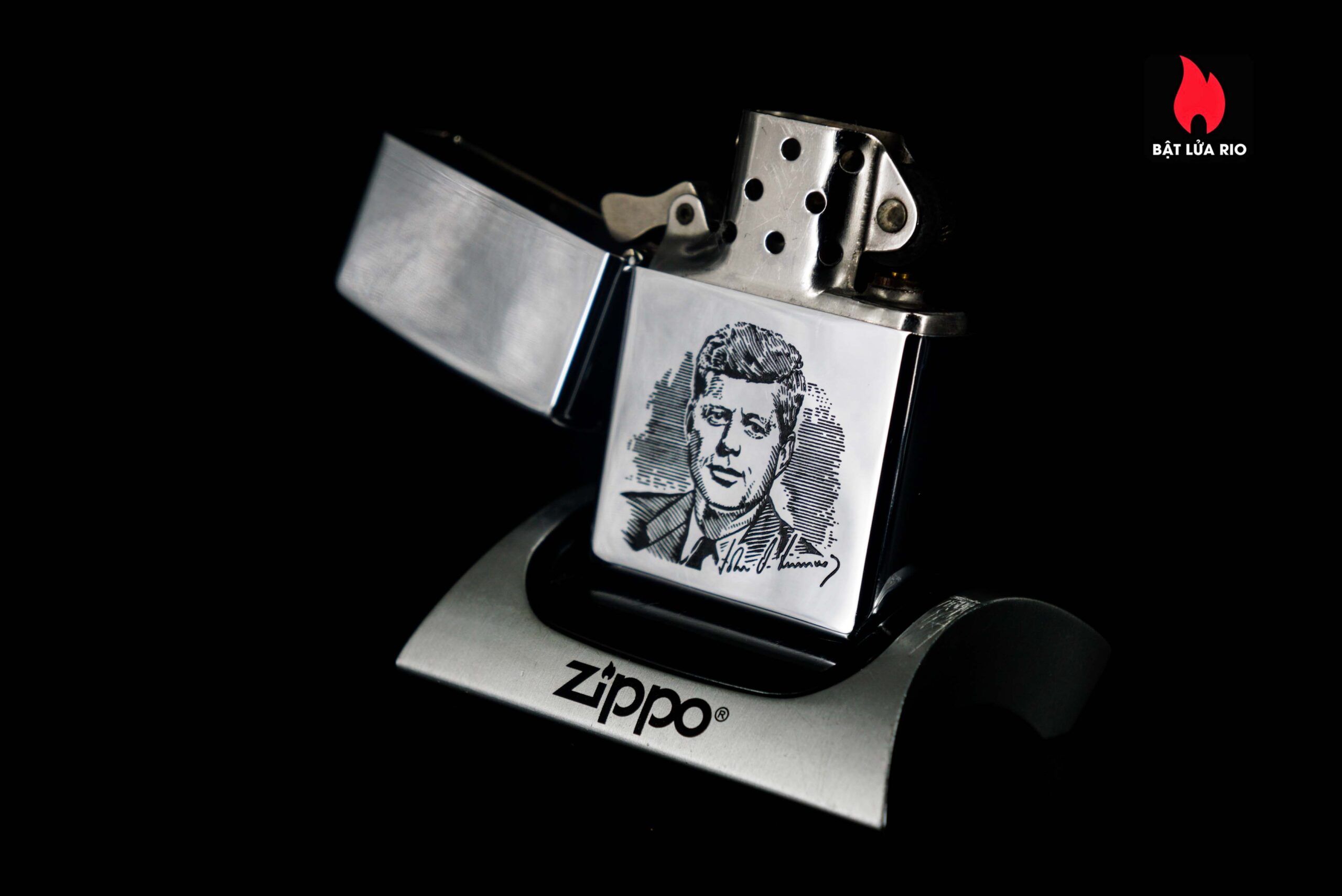 Zippo Xưa 1965 – John F. Kennedy