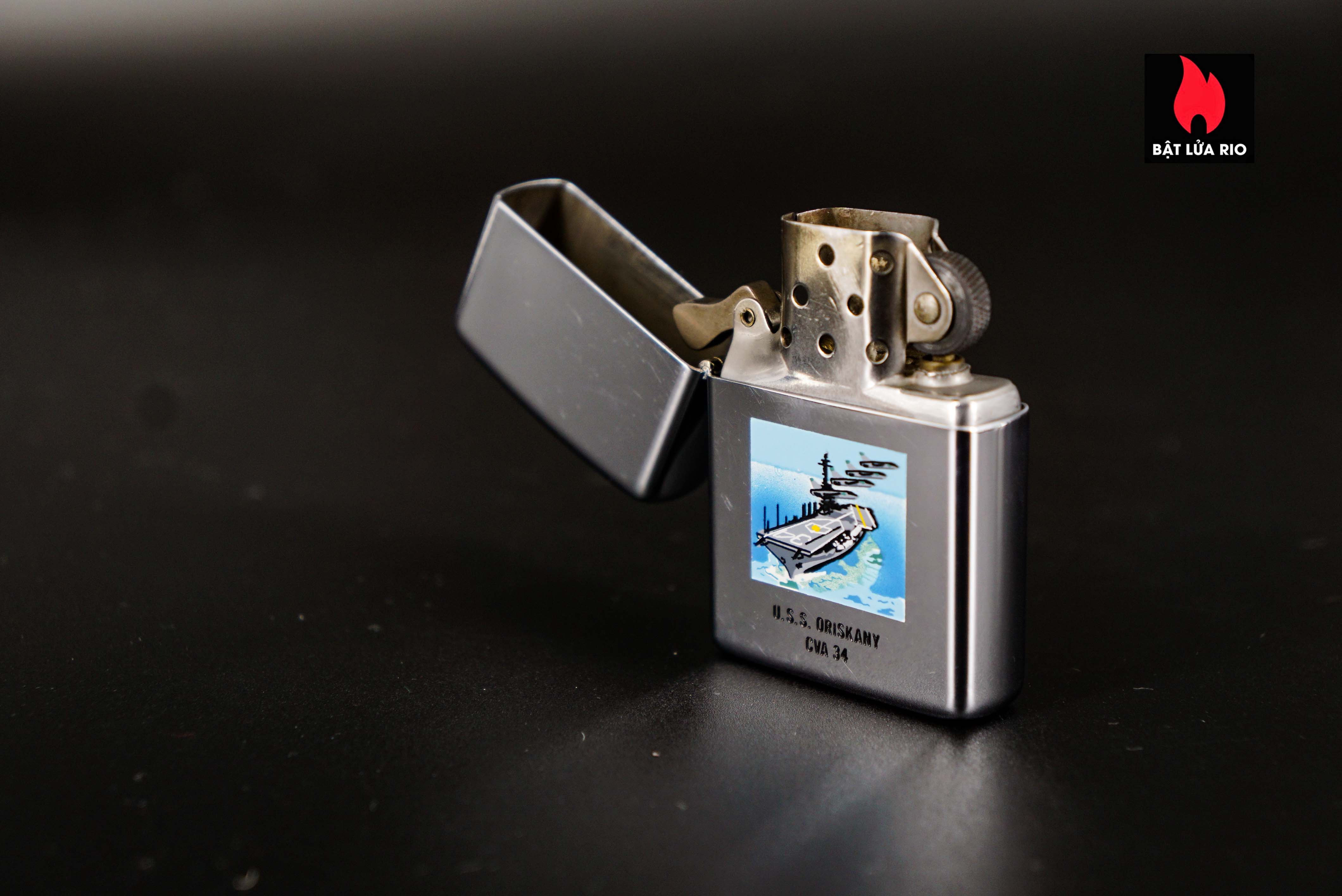 Zippo Xưa 1965 – Town & Country – USS Oriskany CVA-34 5