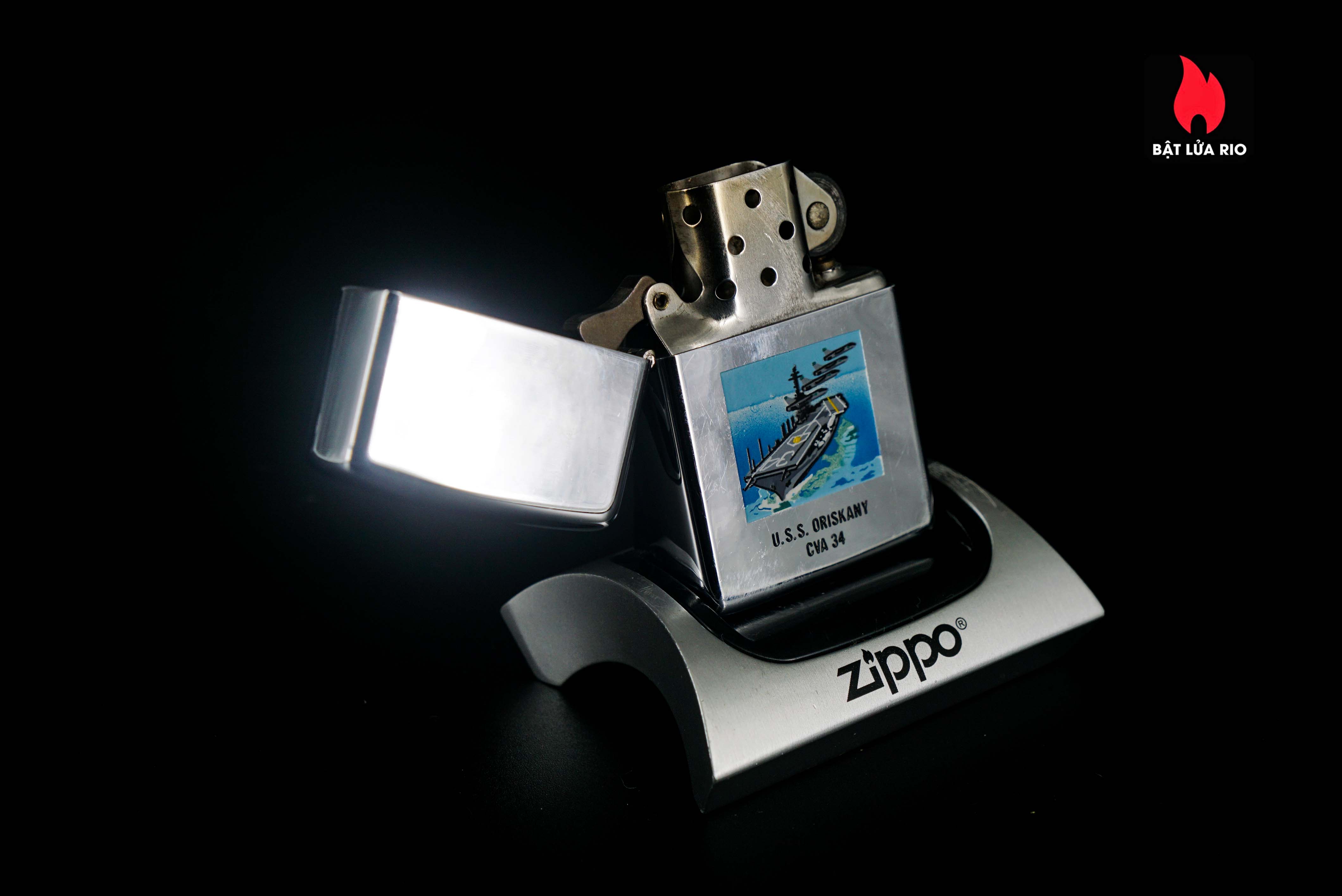 Zippo Xưa 1965 – Town & Country – USS Oriskany CVA-34 6