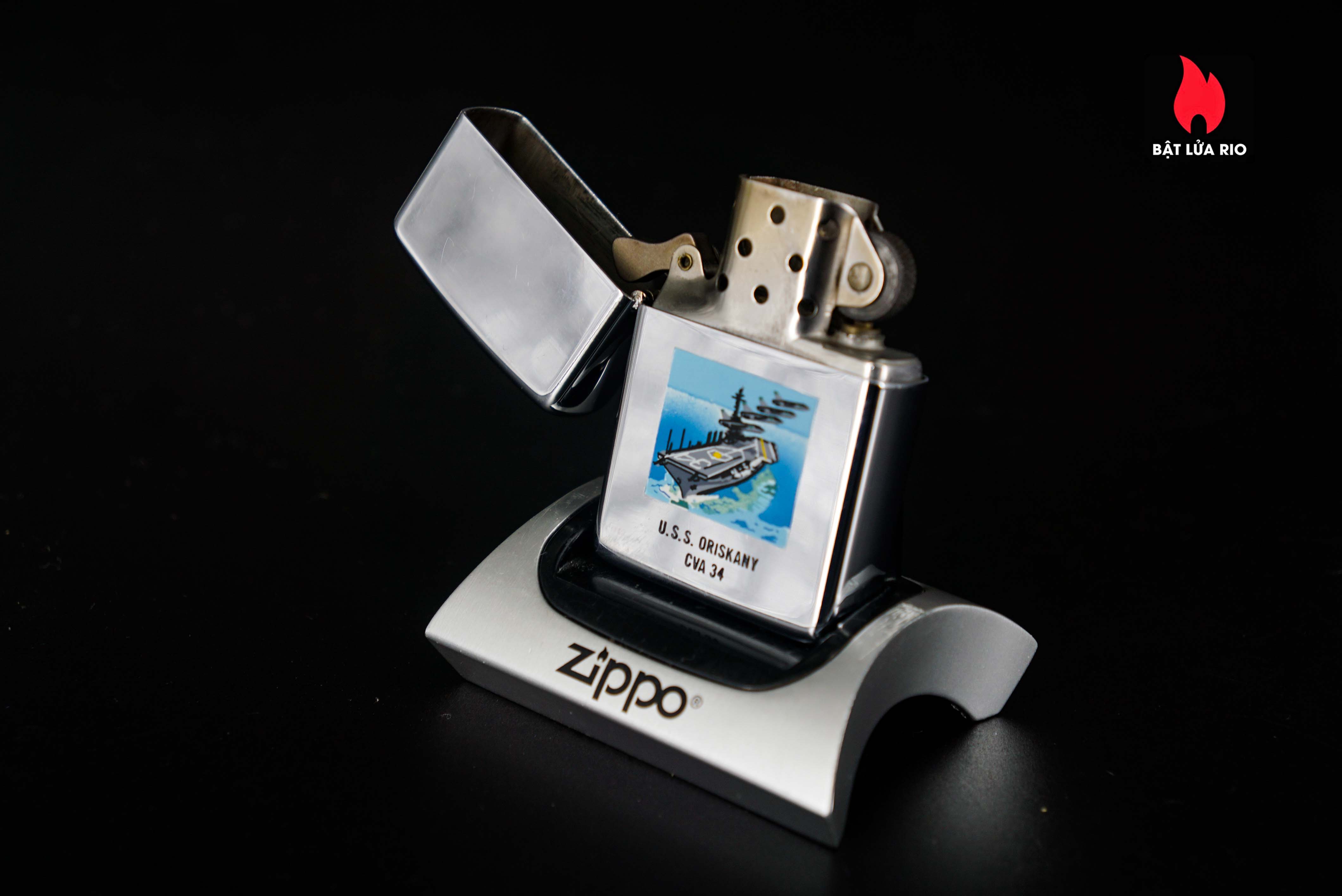 Zippo Xưa 1965 – Town & Country – USS Oriskany CVA-34 7