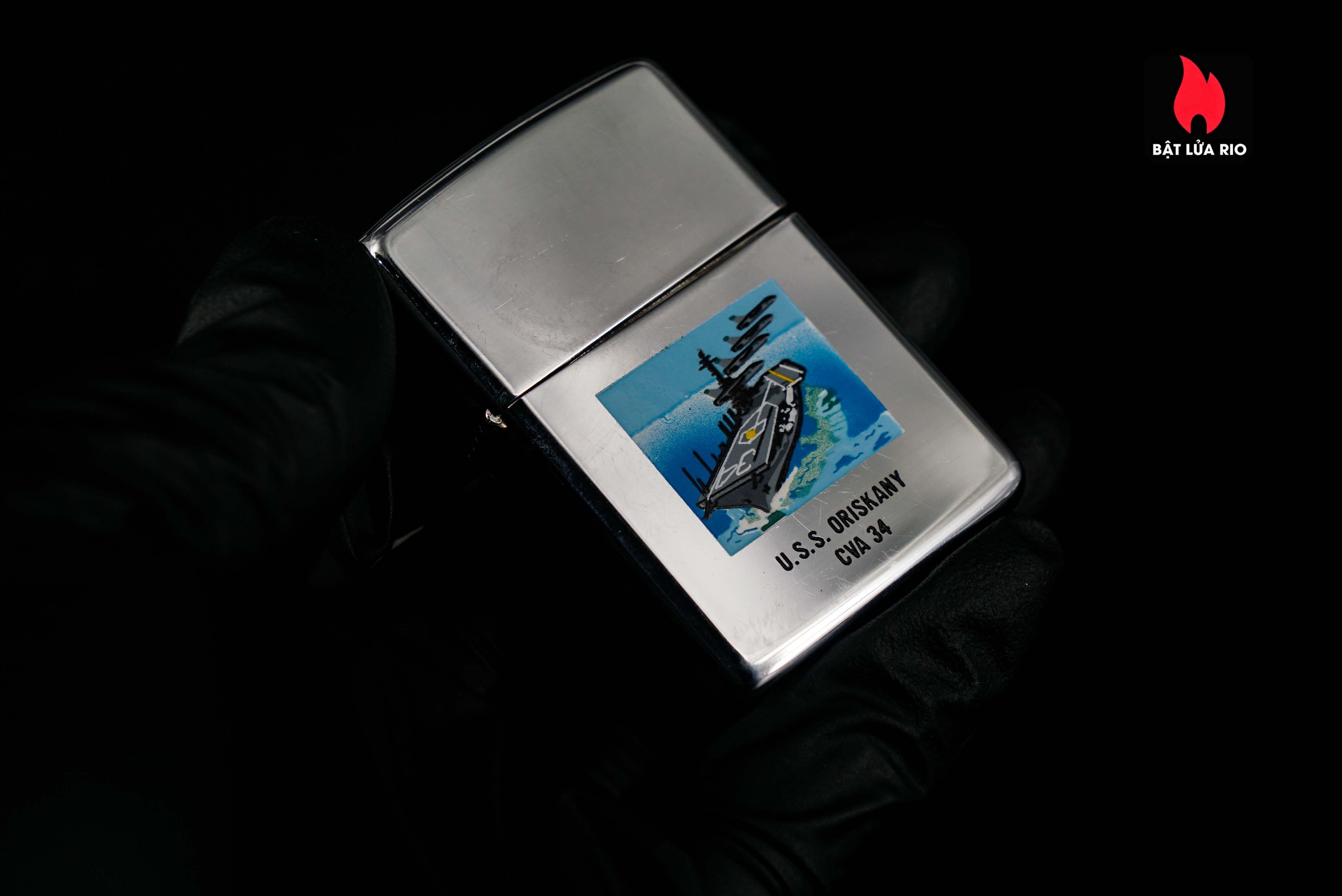 Zippo Xưa 1965 – Town & Country – USS Oriskany CVA-34 9