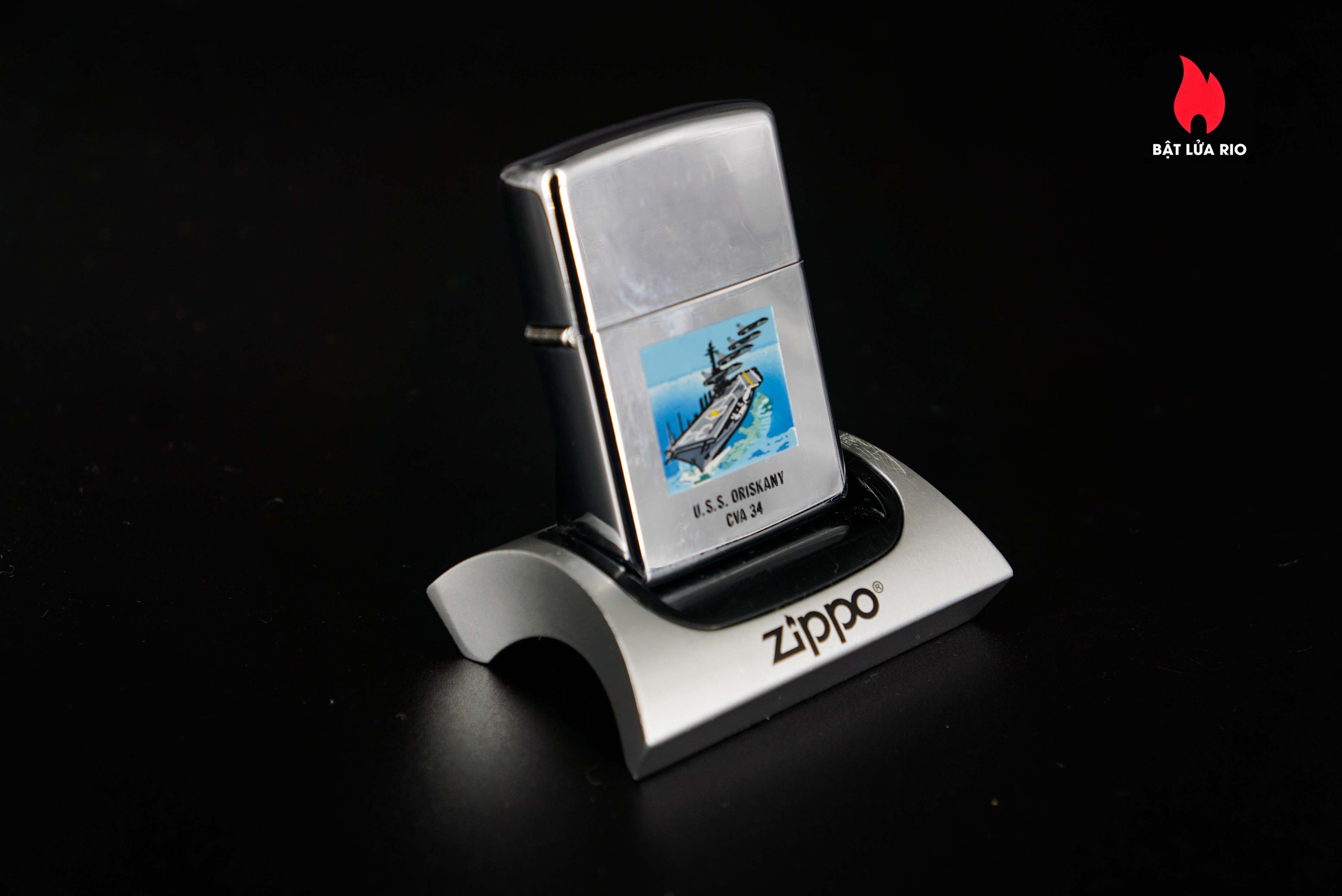 Zippo Xưa 1965 – Town & Country – USS Oriskany CVA-34