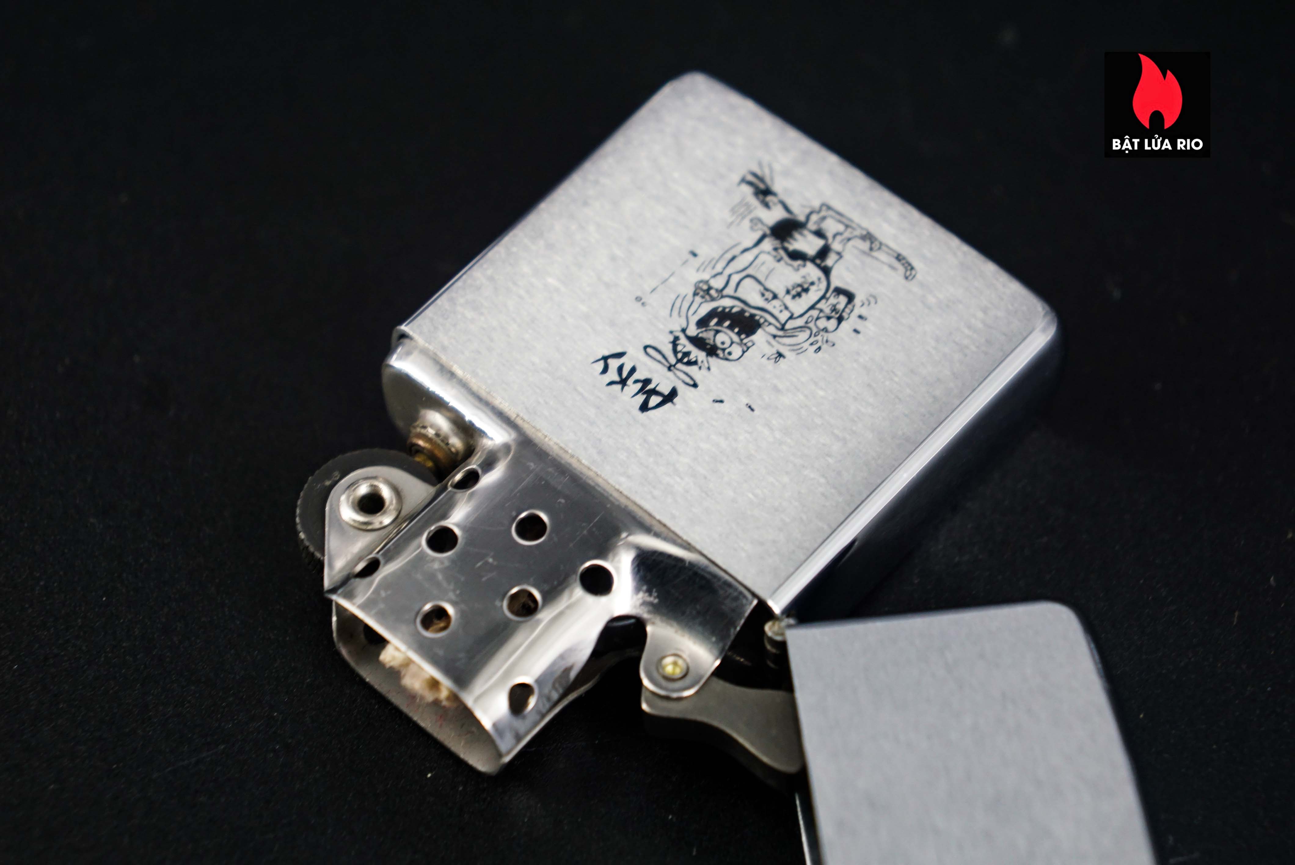 Zippo Xưa 1966 – Alky 42 Zippo Xưa 1966 – Alky 10