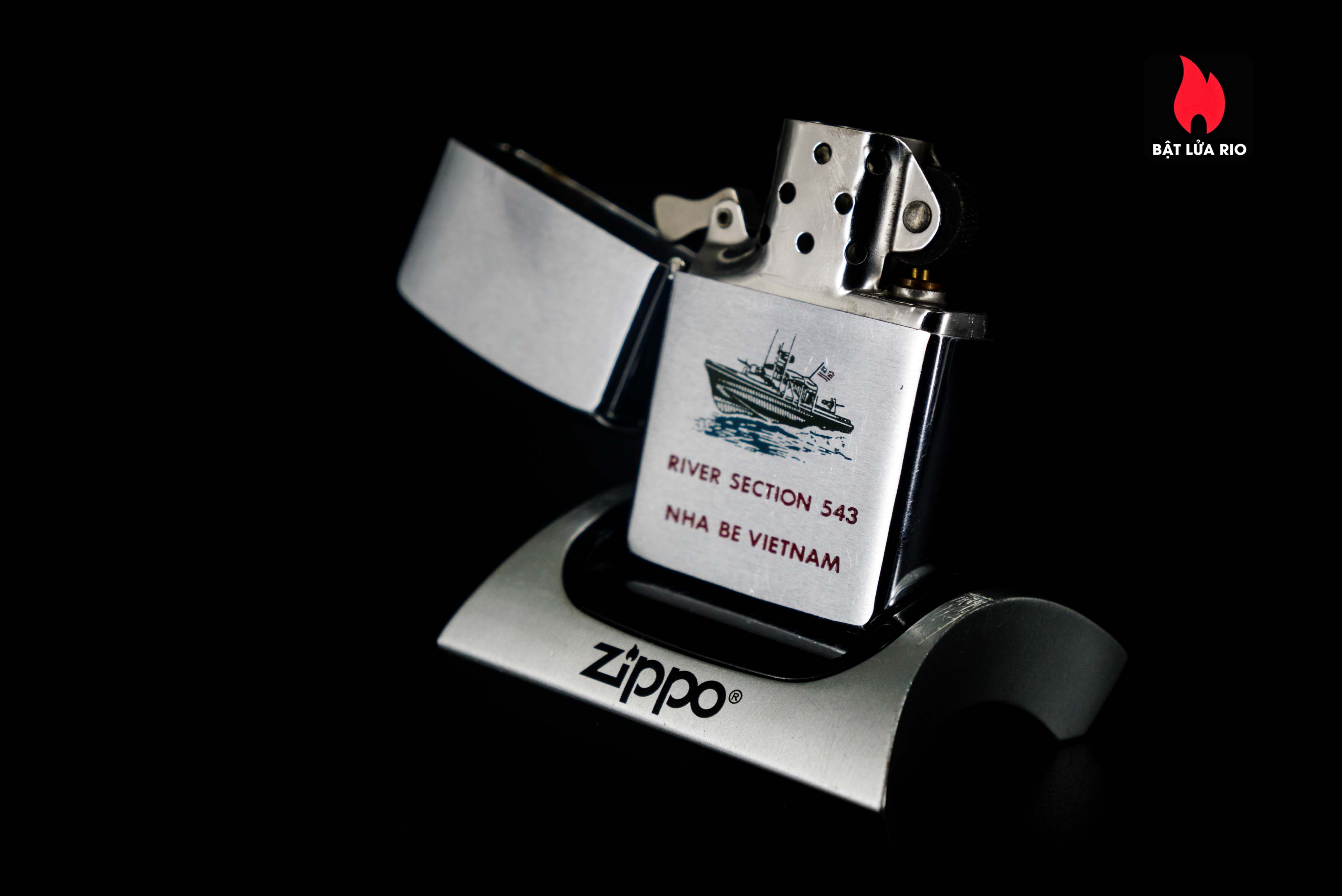 Zippo Xưa 1967 – VietNam War – River Section 543 – Nha Be VietNam 29