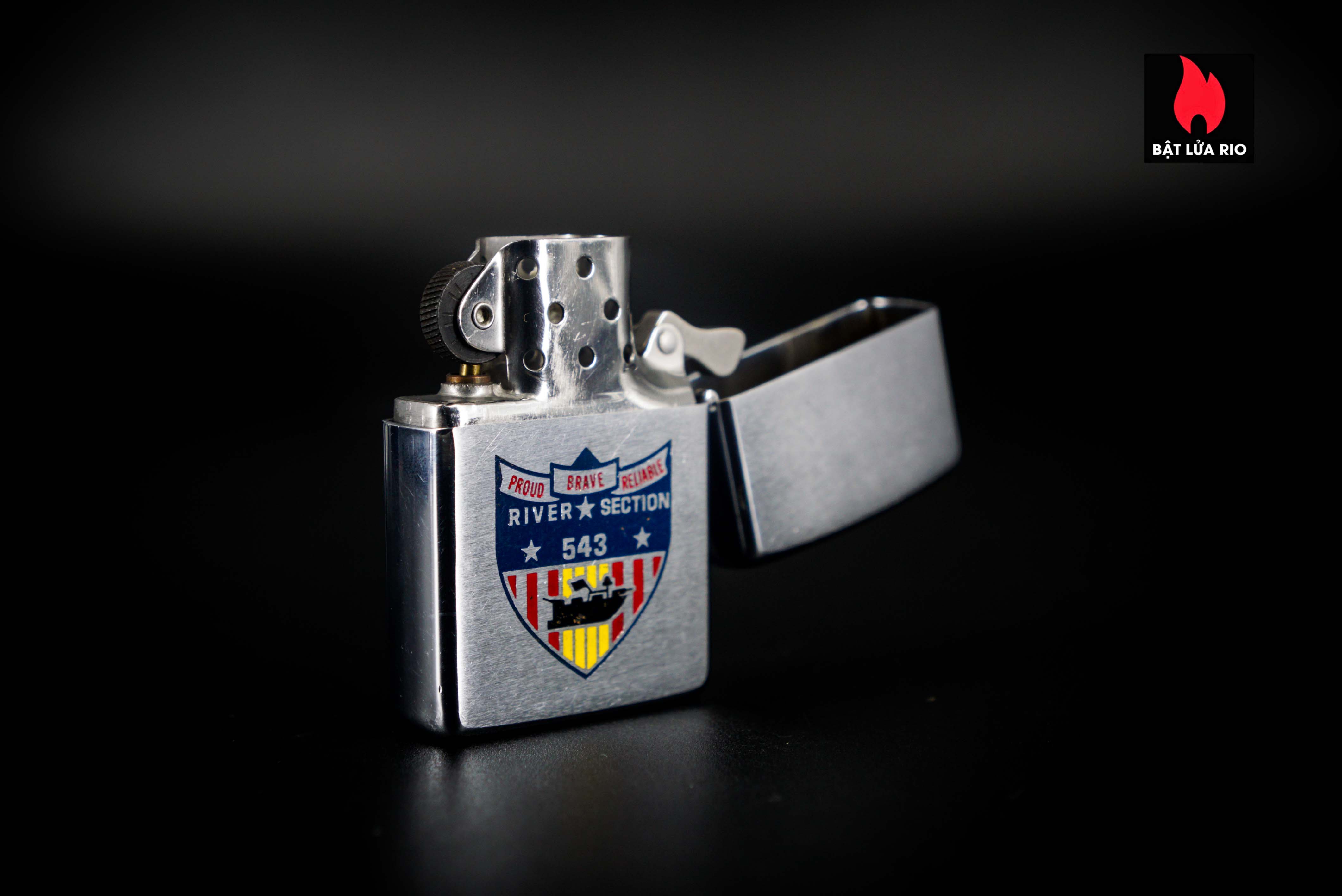 Zippo Xưa 1967 – VietNam War – River Section 543 – Nha Be VietNam 7