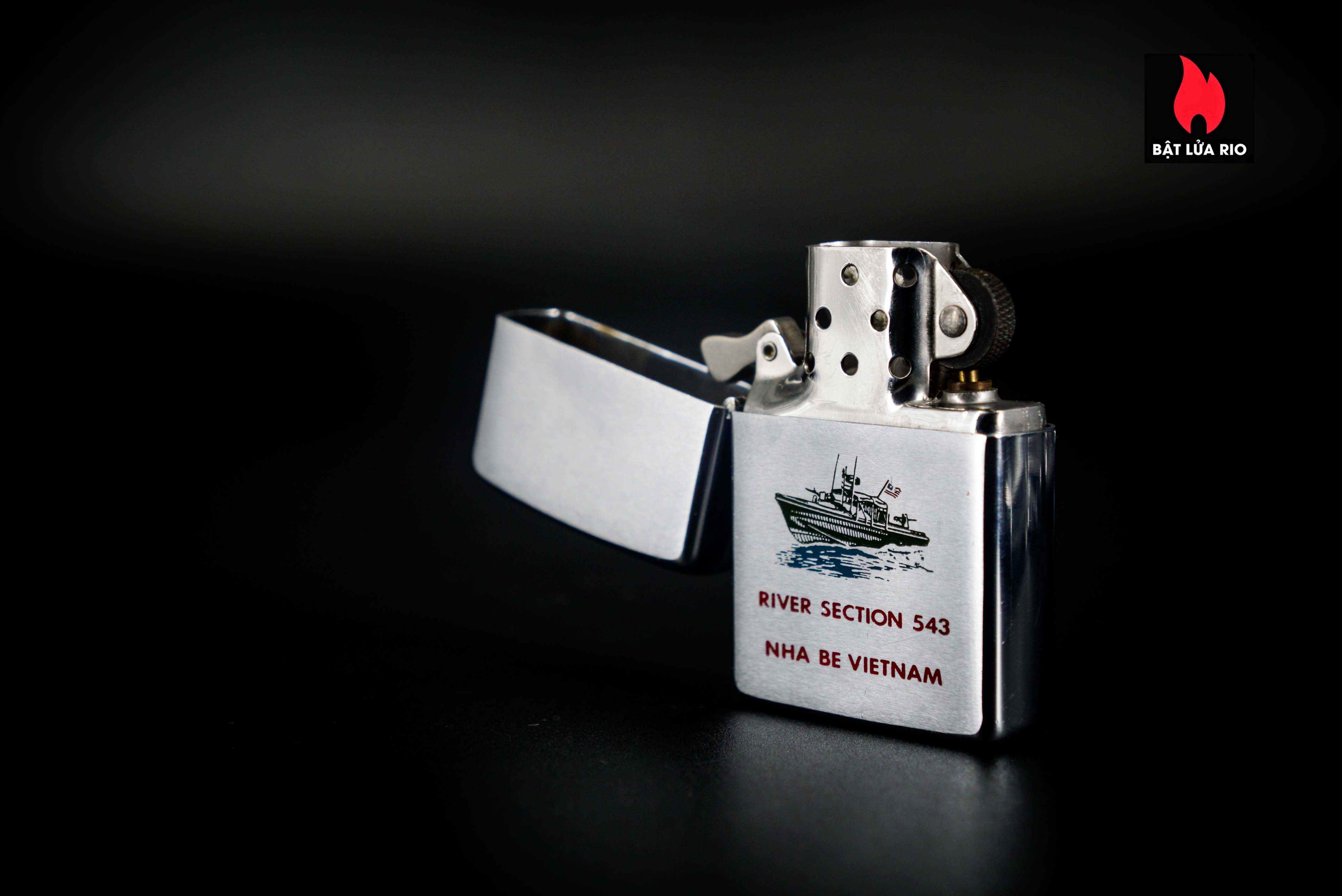 Zippo Xưa 1967 – VietNam War – River Section 543 – Nha Be VietNam 8