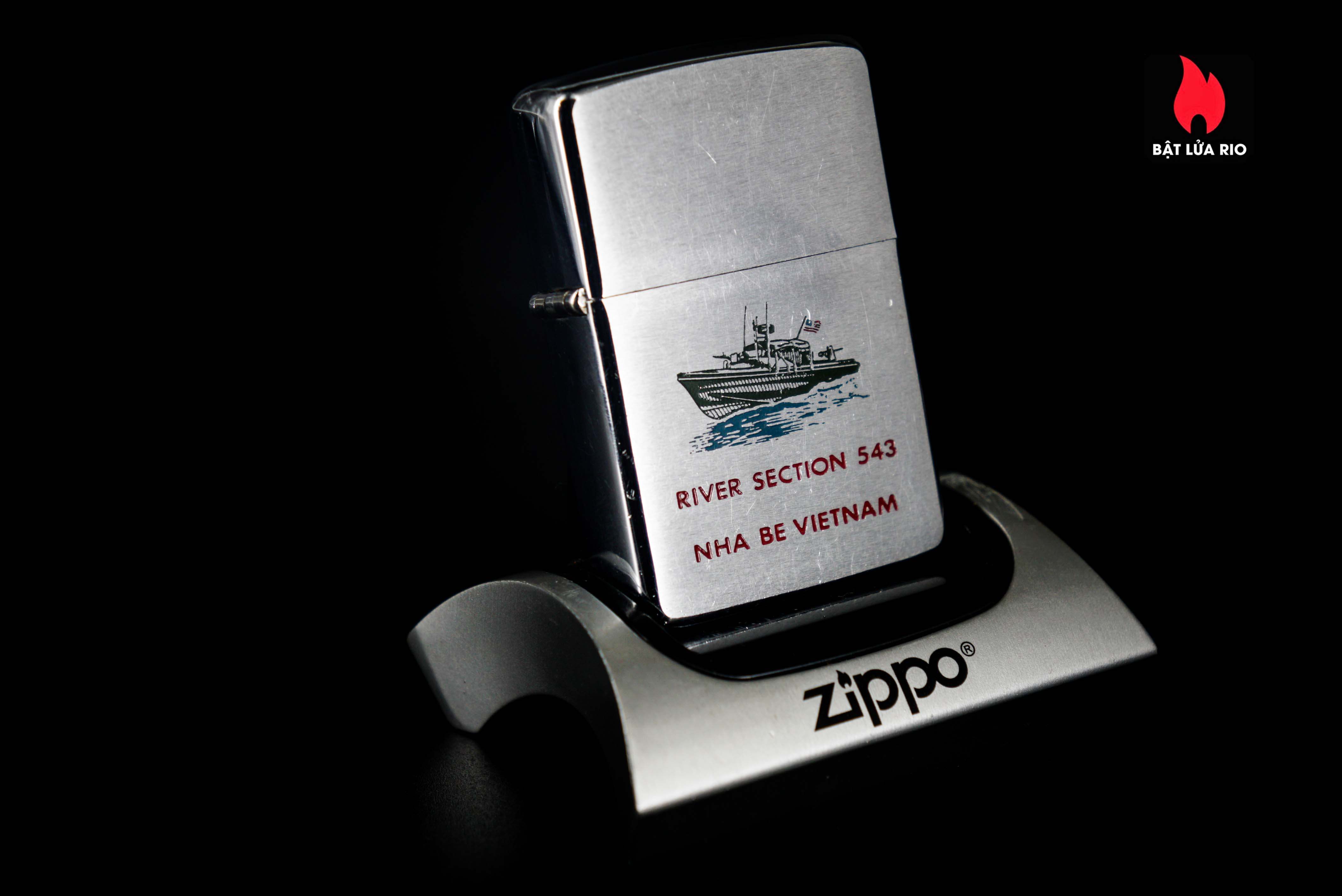 Zippo Xưa 1967 – VietNam War – River Section 543 – Nha Be VietNam