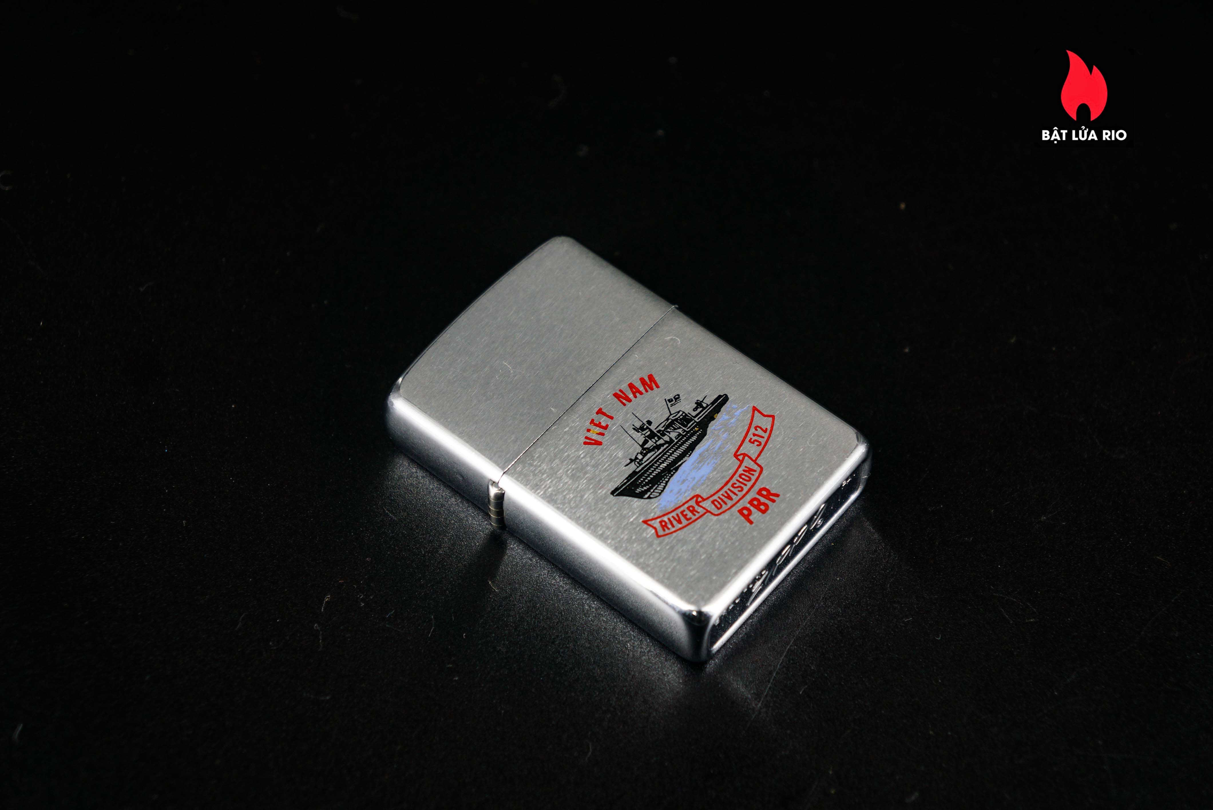 Zippo Xưa 1969 – VietNam War – Sư Đoàn Sông 512 – VietNam River Division 512 PBR 1