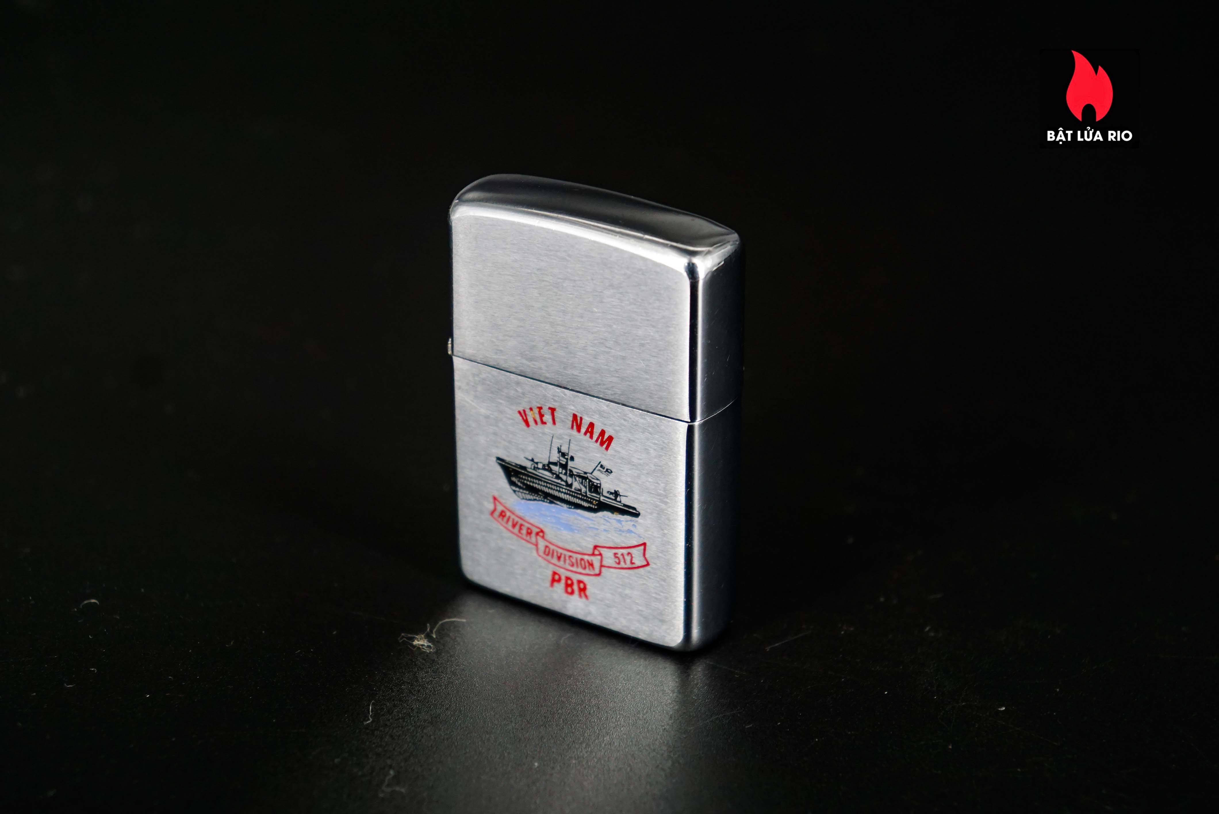 Zippo Xưa 1969 – VietNam War – Sư Đoàn Sông 512 – VietNam River Division 512 PBR 13