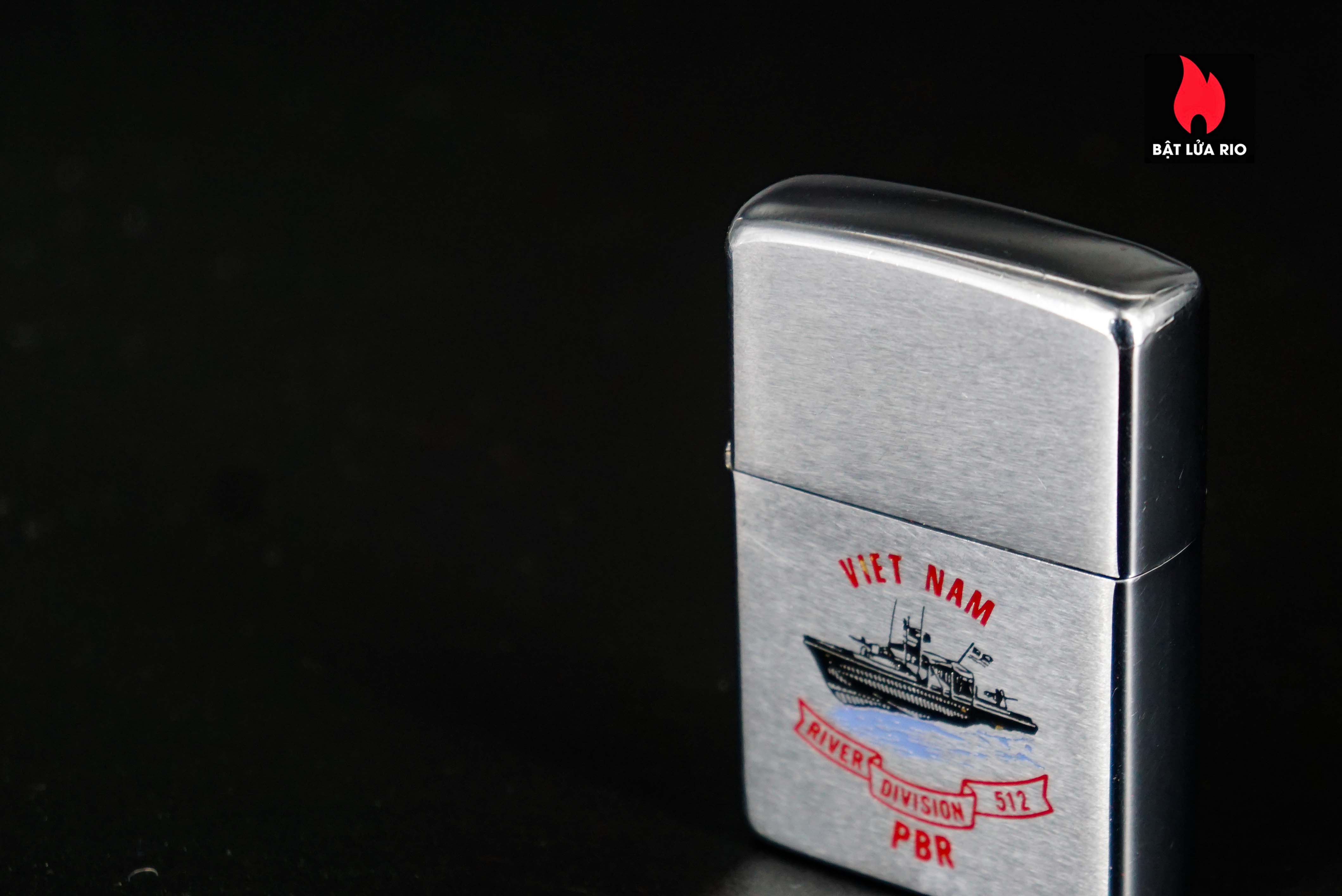 Zippo Xưa 1969 – VietNam War – Sư Đoàn Sông 512 – VietNam River Division 512 PBR 14
