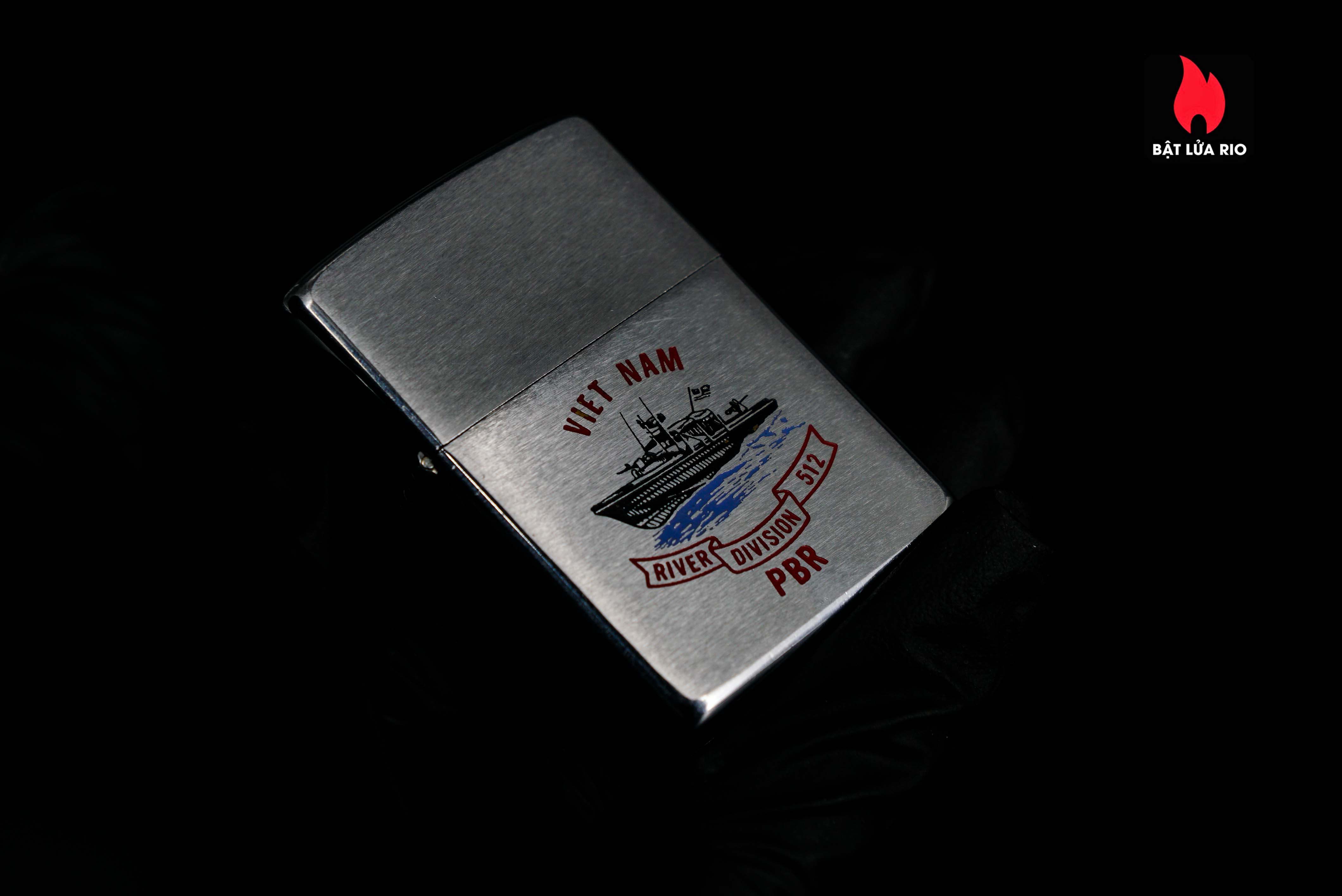 Zippo Xưa 1969 – VietNam War – Sư Đoàn Sông 512 – VietNam River Division 512 PBR 17