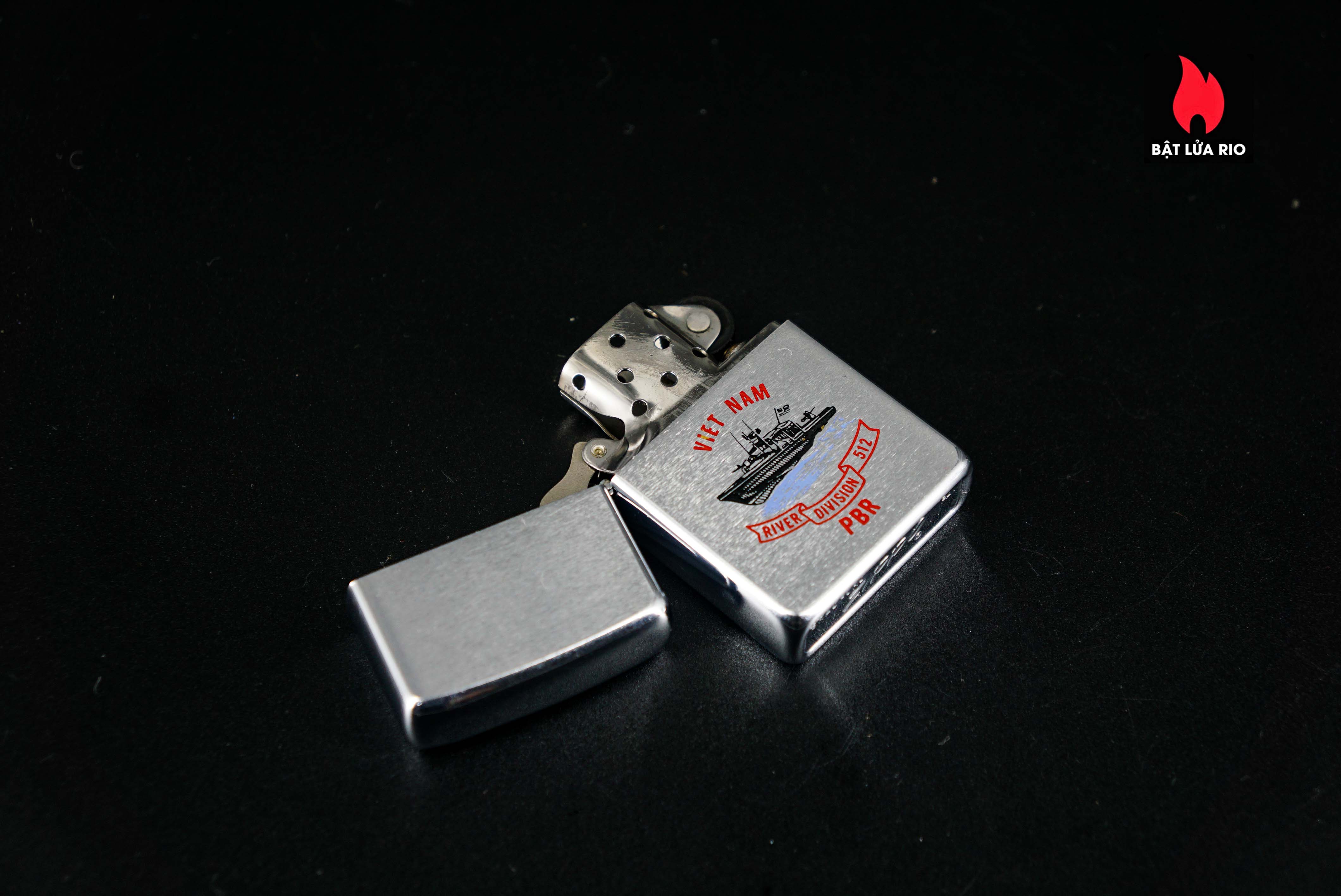 Zippo Xưa 1969 – VietNam War – Sư Đoàn Sông 512 – VietNam River Division 512 PBR 2