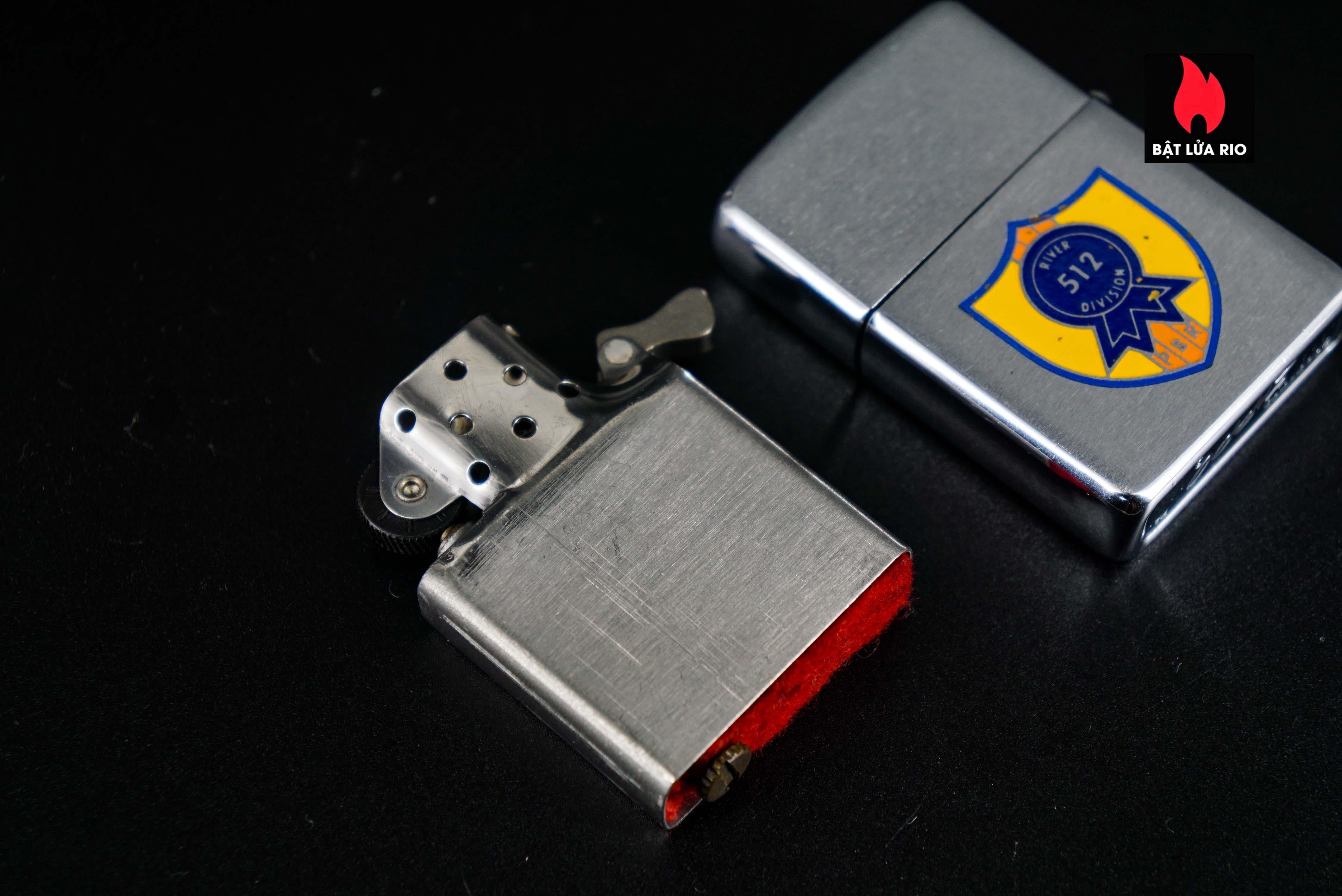 Zippo Xưa 1969 – VietNam War – Sư Đoàn Sông 512 – VietNam River Division 512 PBR 4