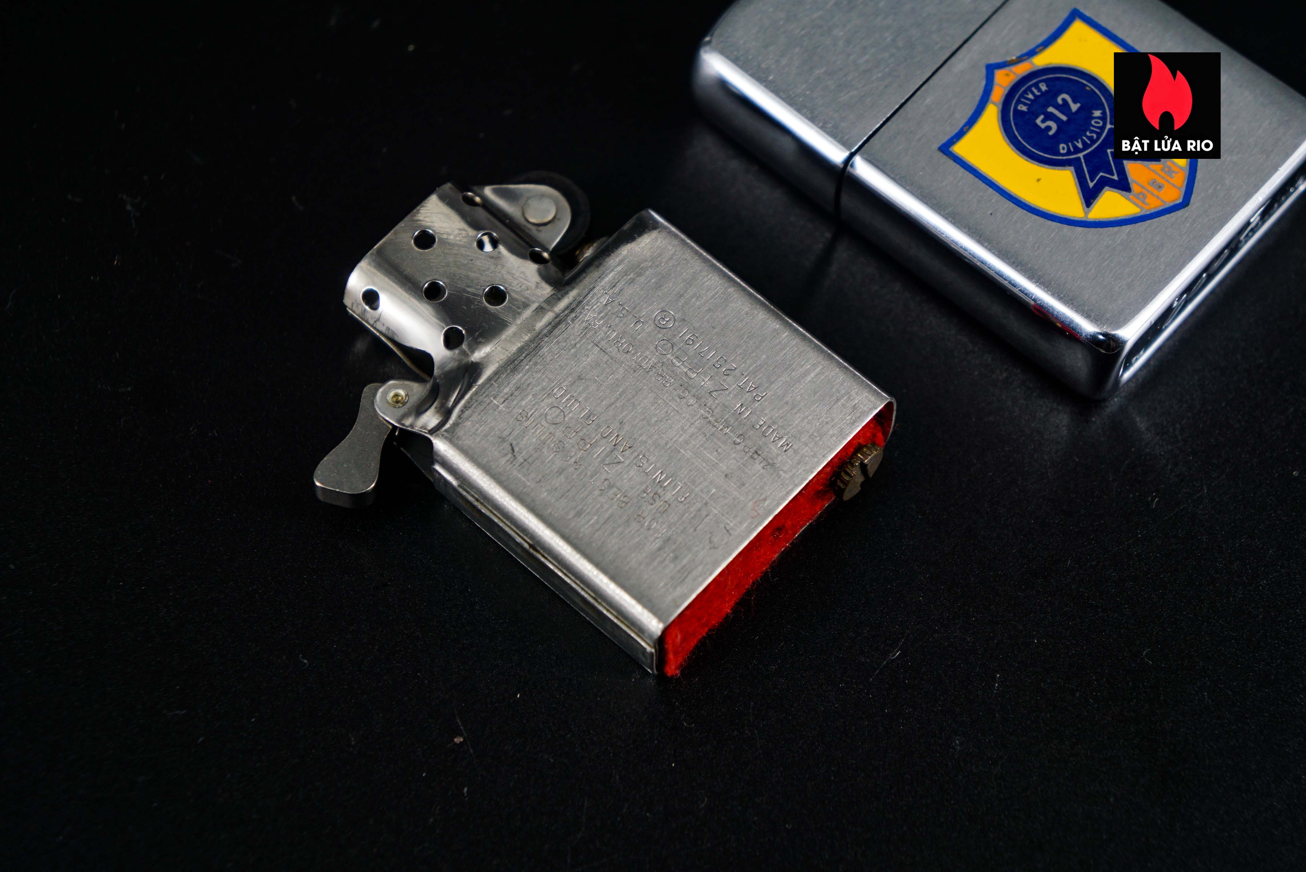 Zippo Xưa 1969 – VietNam War – Sư Đoàn Sông 512 – VietNam River Division 512 PBR 5